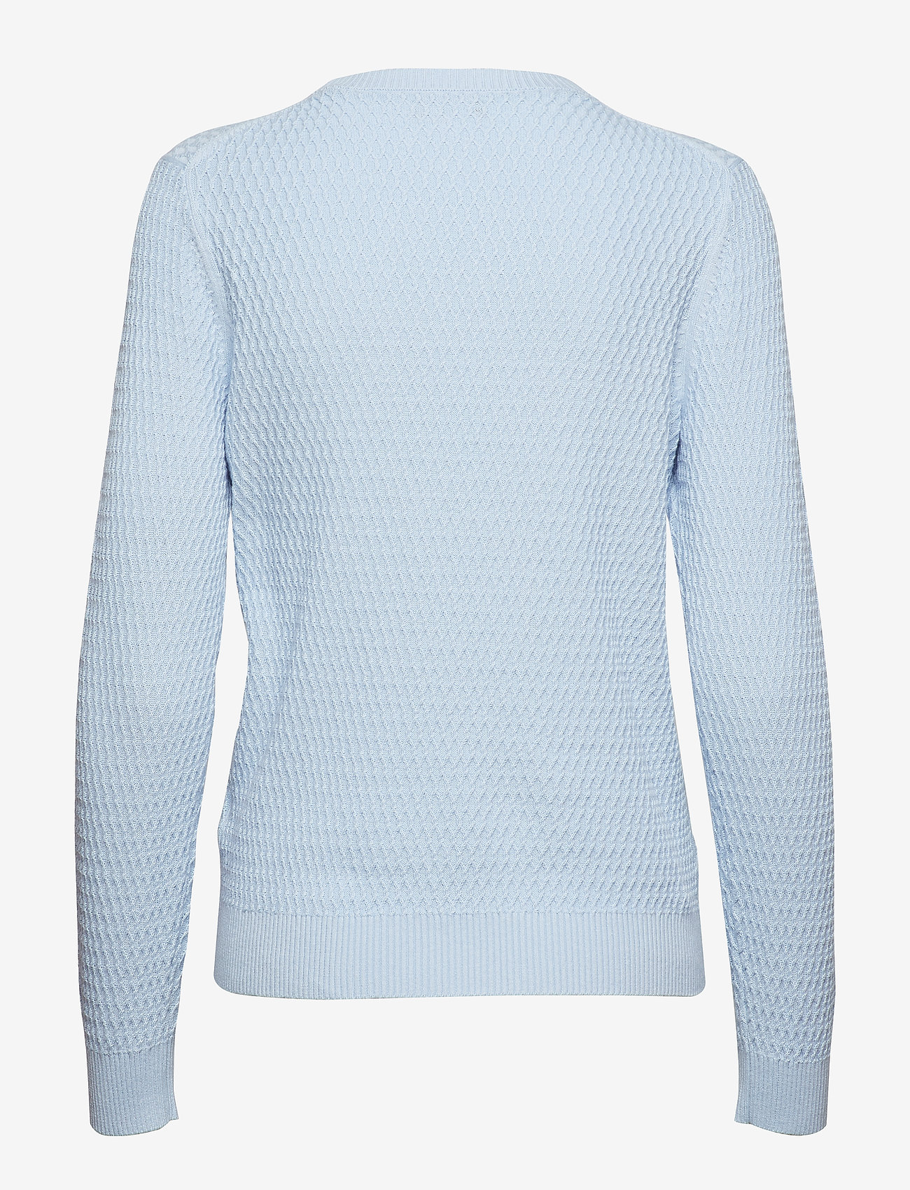 GANT - O2. TEXTURED CREW - hamptons blue - 1