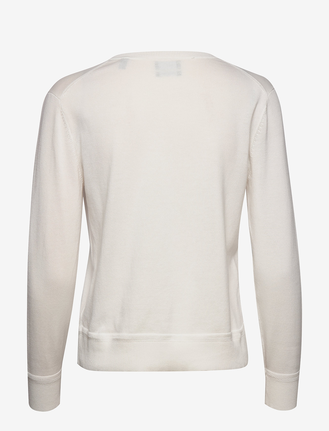 GANT - LIGHT COTTON V NECK - eggshell - 1