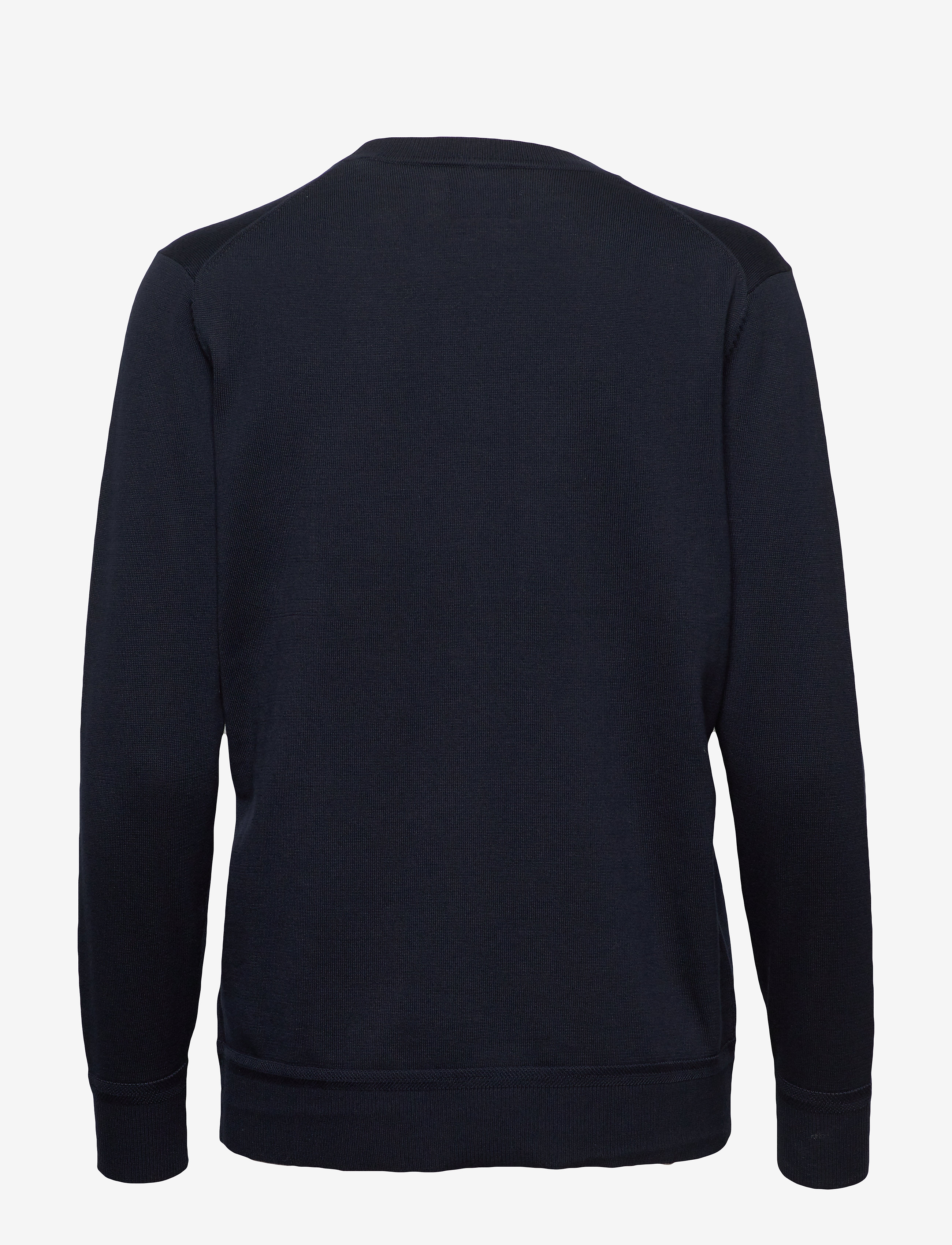 GANT - LIGHT COTTON VNECK CARDIGAN - evening blue - 1