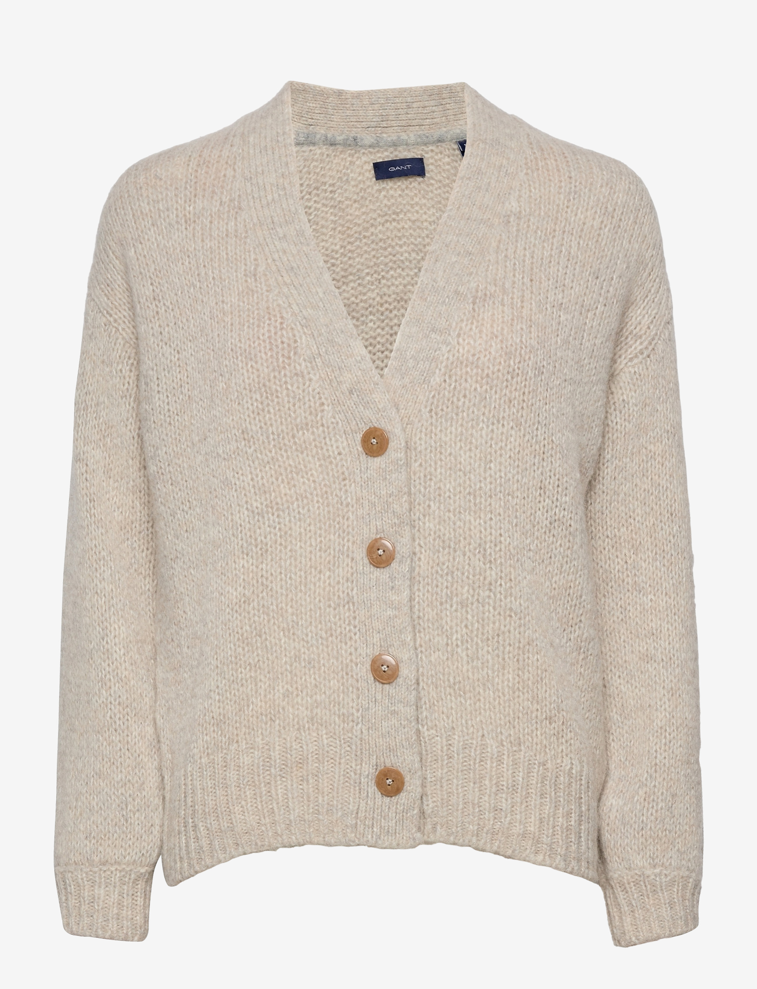 GANT - D1. MULTI YARN CARDIGAN - cream - 0