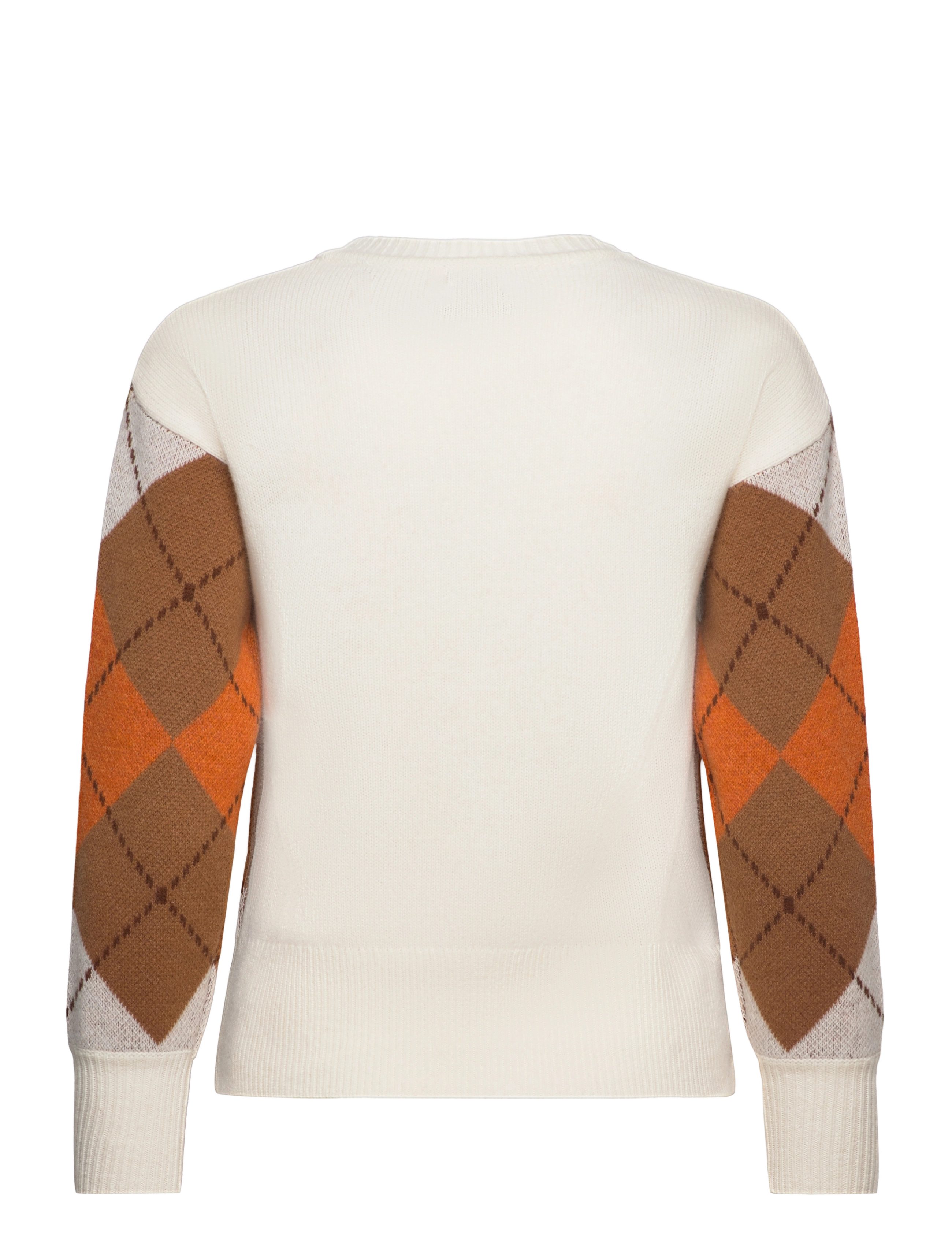 GANT - D1. ARGYLE C-NECK - cream - 1