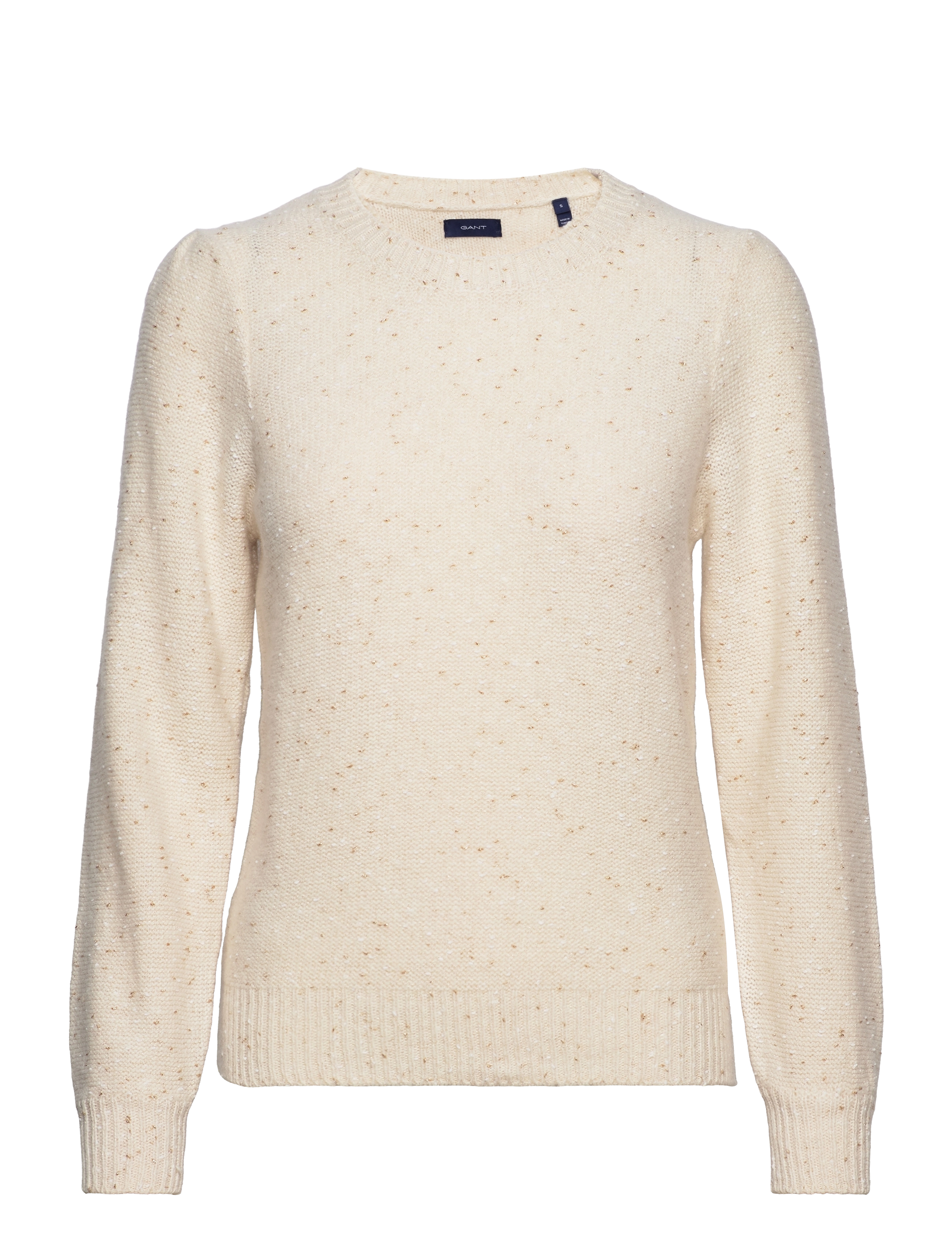 GANT - D2. SPARKLING C-NECK - cream - 0