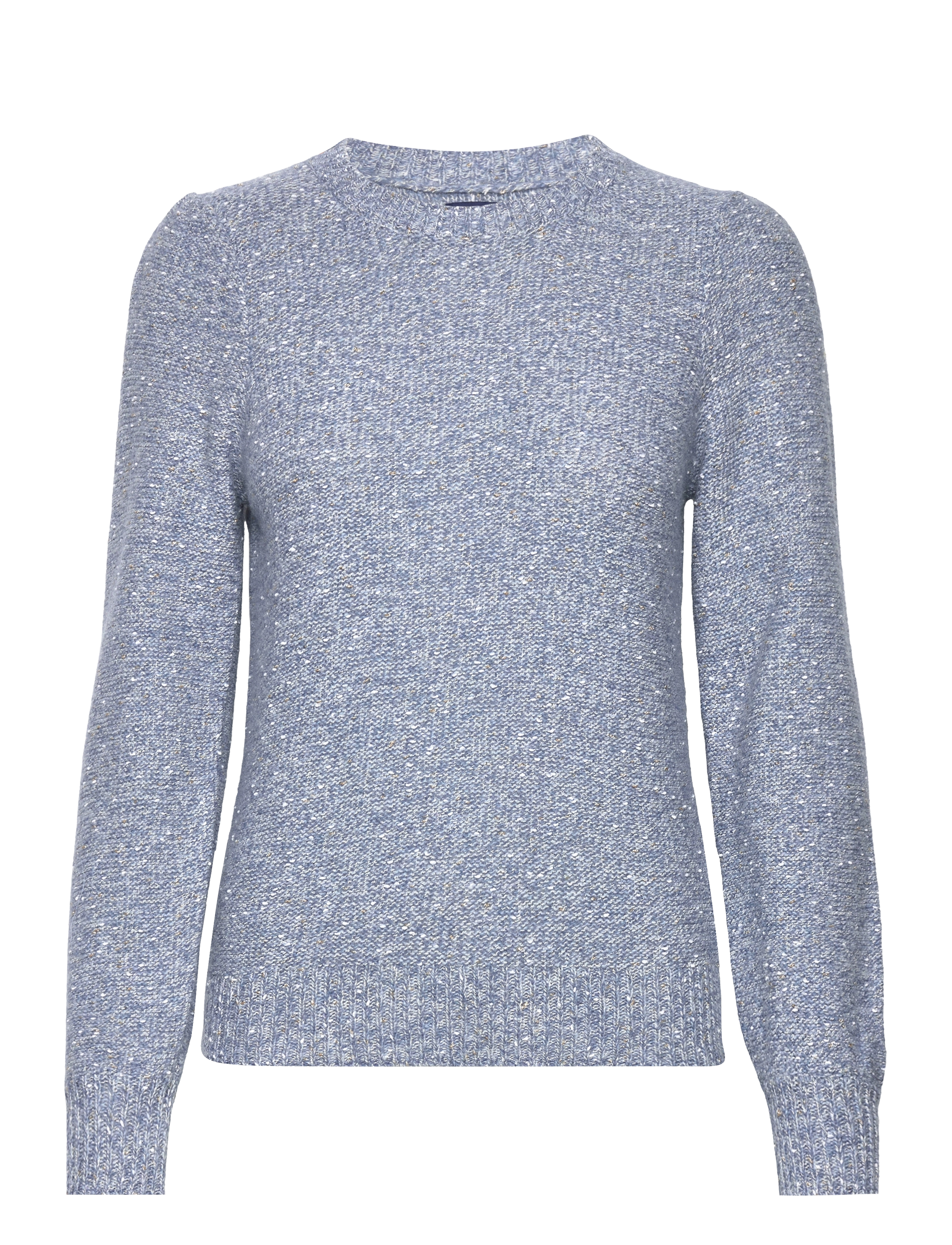 GANT - D2. SPARKLING C-NECK - lt blue melange - 0