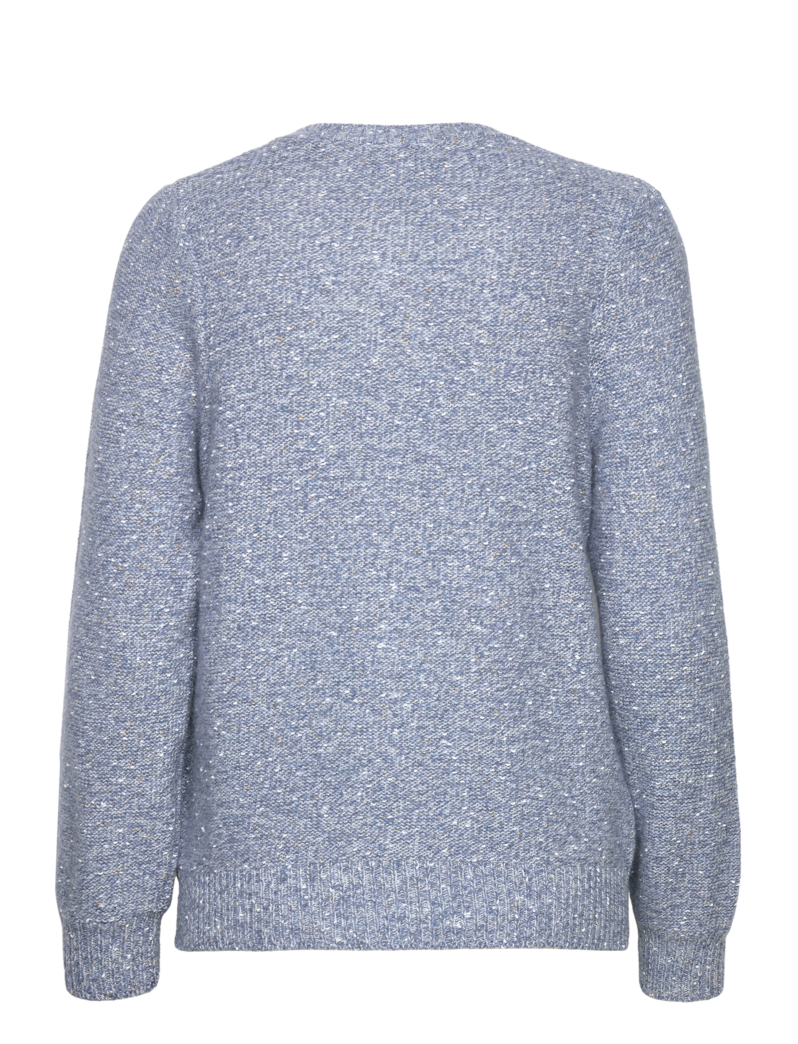 GANT - D2. SPARKLING C-NECK CARDIGAN - lt blue melange - 1