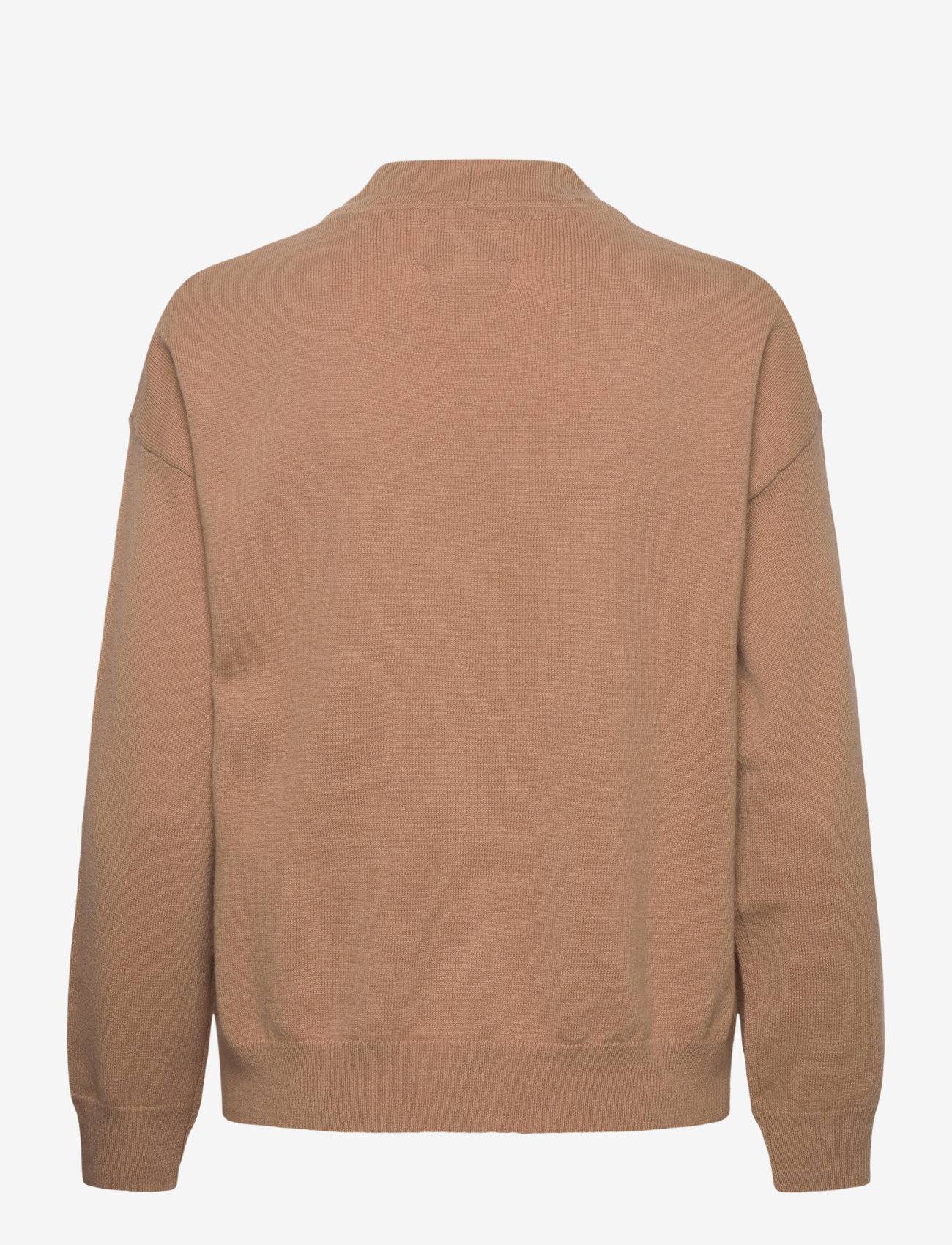 GANT - SUPERFINE LAMBSWOOL CARDIGAN - cardigans - caramel beige - 2