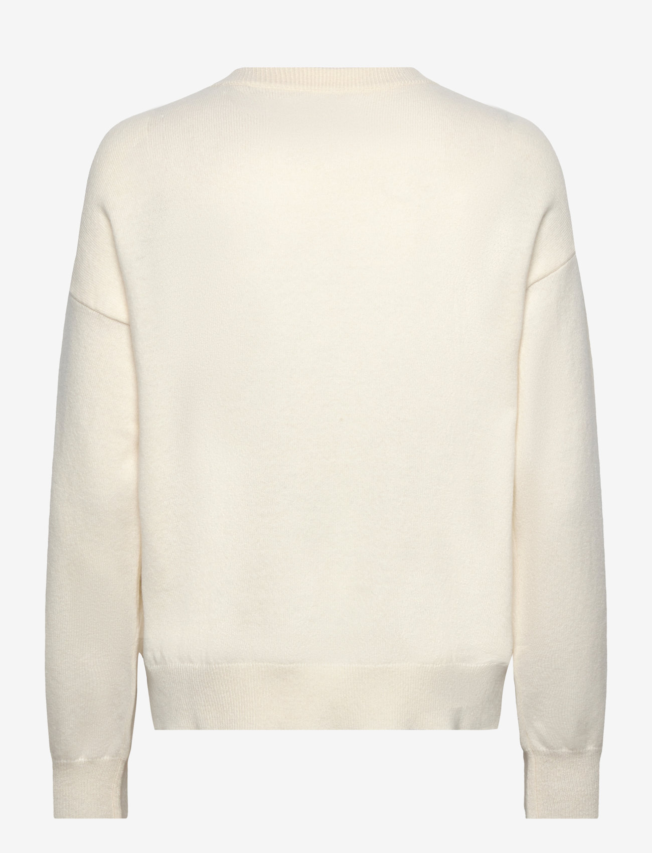 GANT - SUPERFINE LAMBSWOOL C-NECK - stickade tröjor - cream - 1