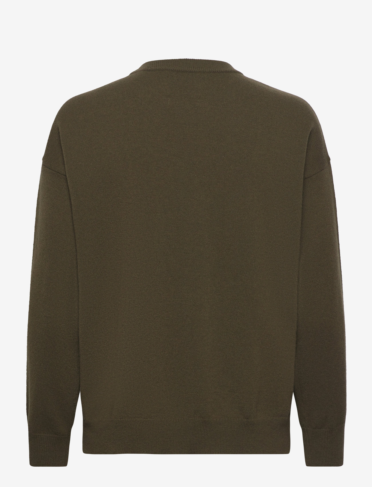 GANT - SUPERFINE LAMBSWOOL C-NECK - striktrøjer - dark cactus - 1