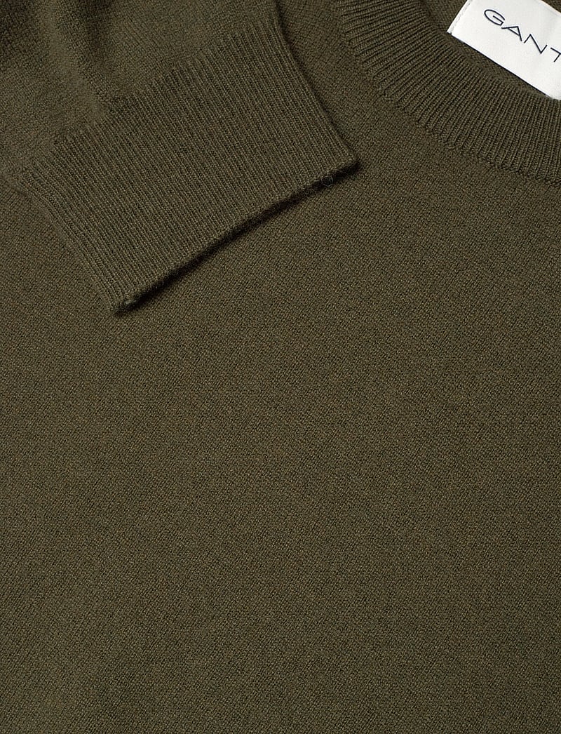 GANT - SUPERFINE LAMBSWOOL C-NECK - sviitrid - dark cactus - 2
