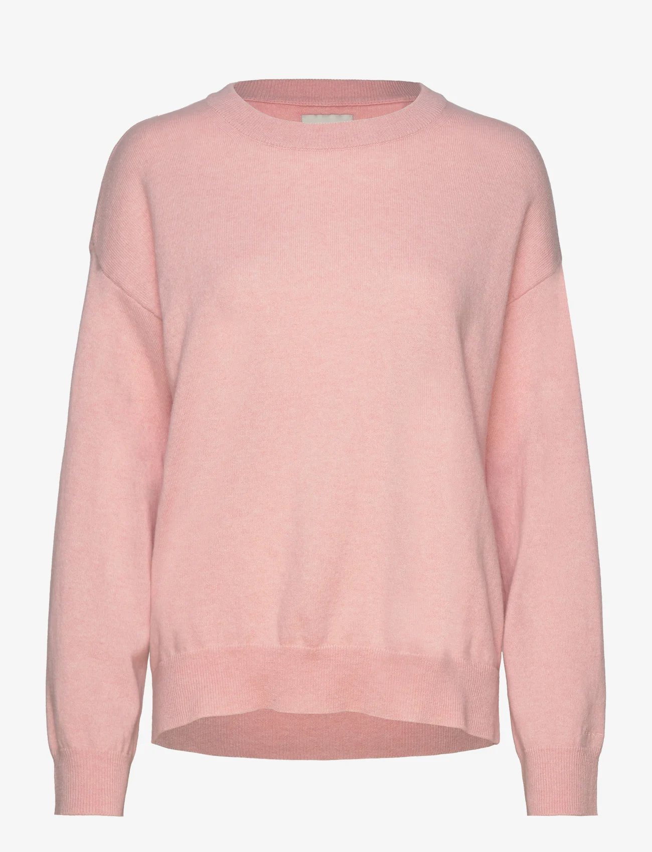 GANT - D1. SUPERFINE LAMBSWOOL C-NECK - pullover - faded pink - 0
