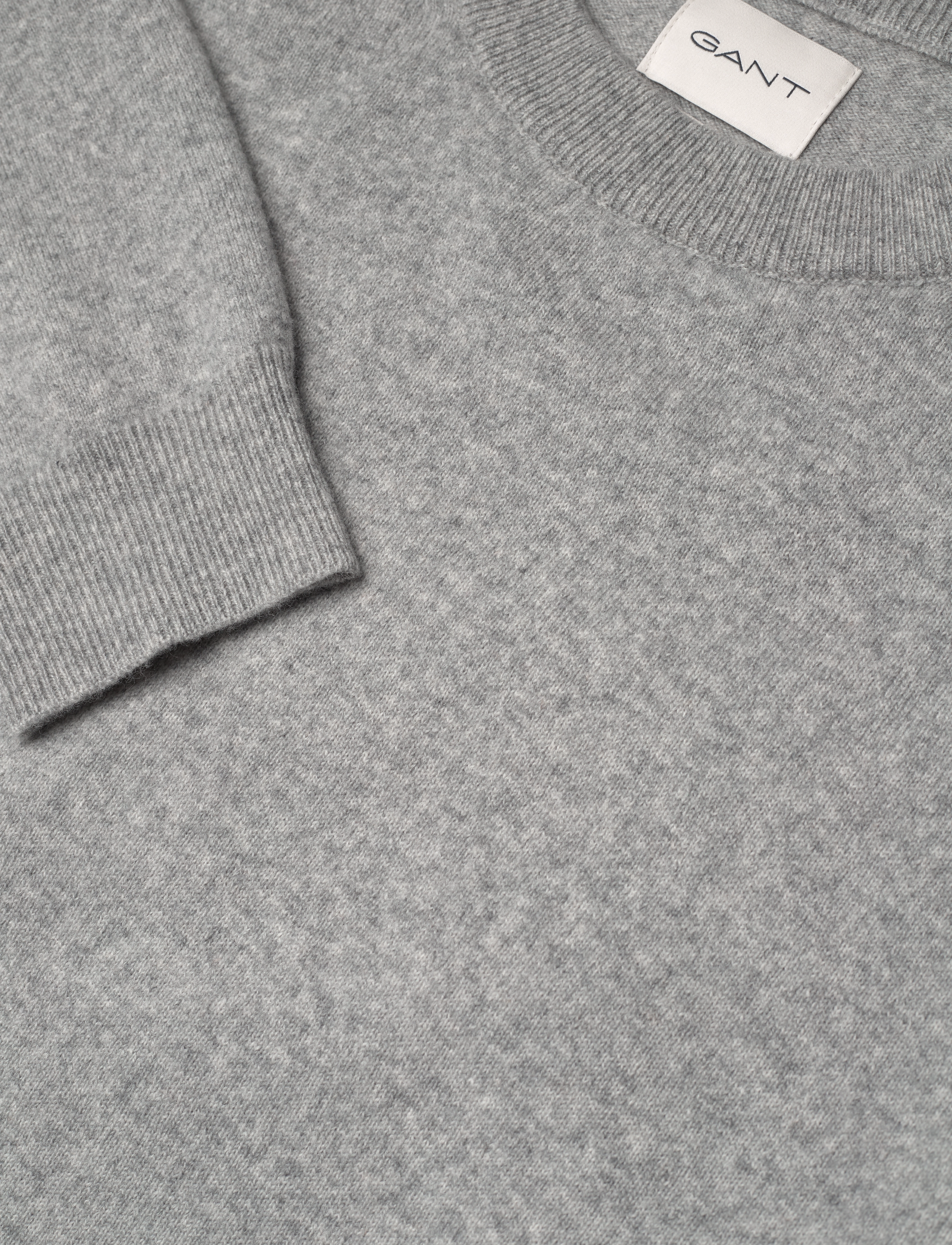 Gant - SUPERFINE LAMBSWOOL C-NECK - džemprid - grey melange - 2