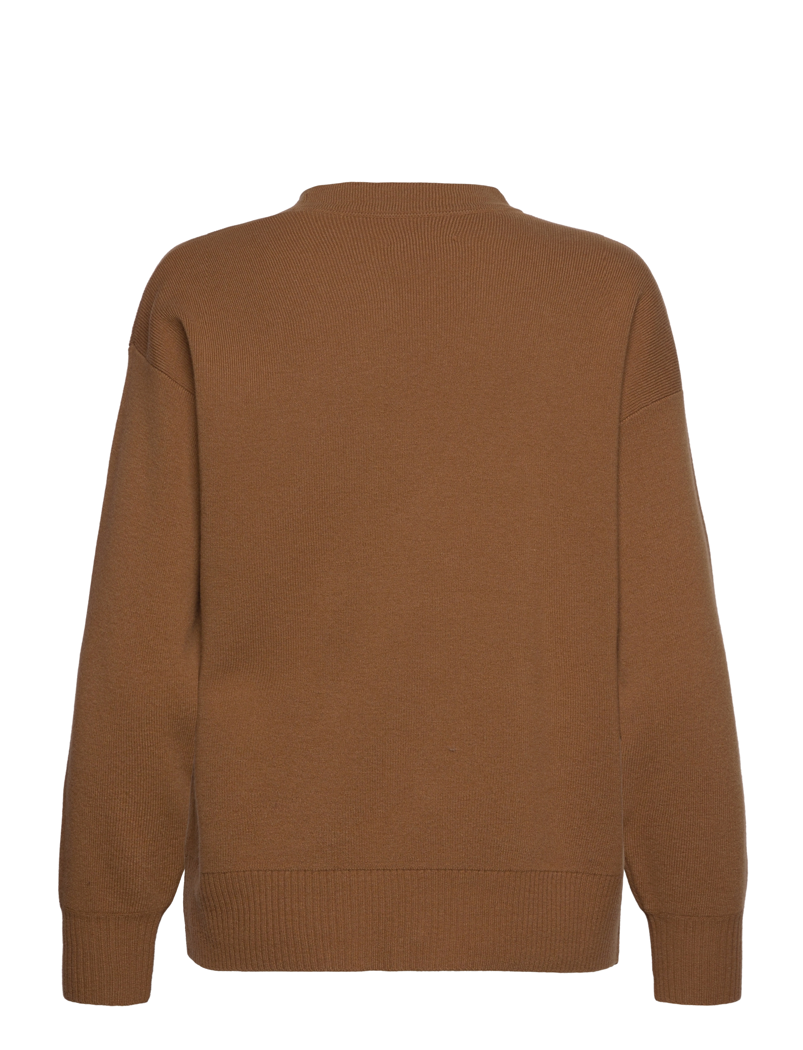 GANT - D1. SOLID OVERSIZED CARDIGAN - roasted walnut - 1
