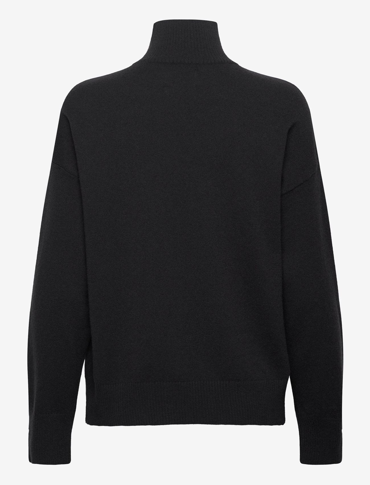 GANT - SUPERFINE LAMBSWOOL STAND COLLAR - rollkragenpullover - black - 2