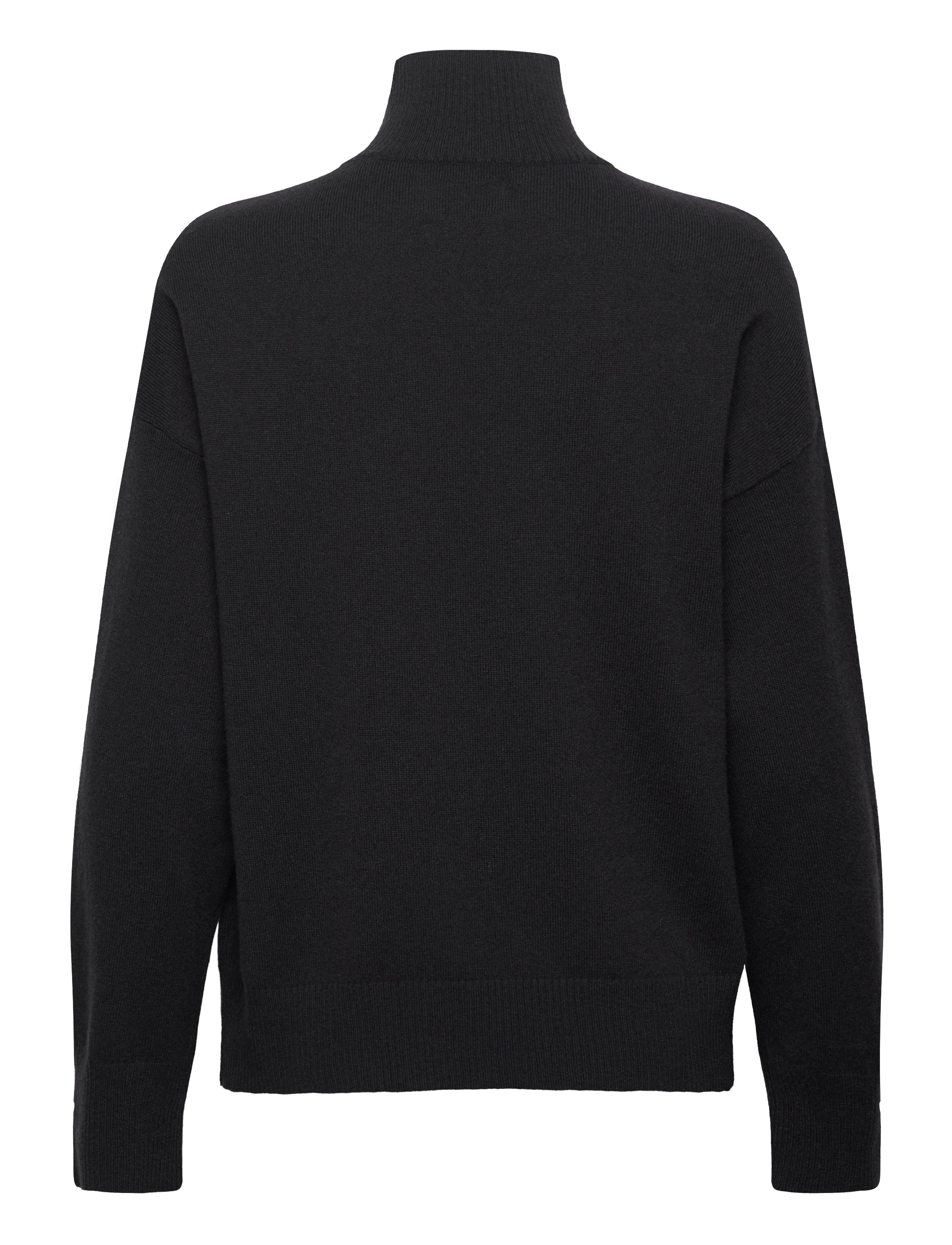 Gant - SUPERFINE LAMBSWOOL STAND COLLAR - pooloneuleet - black - 2