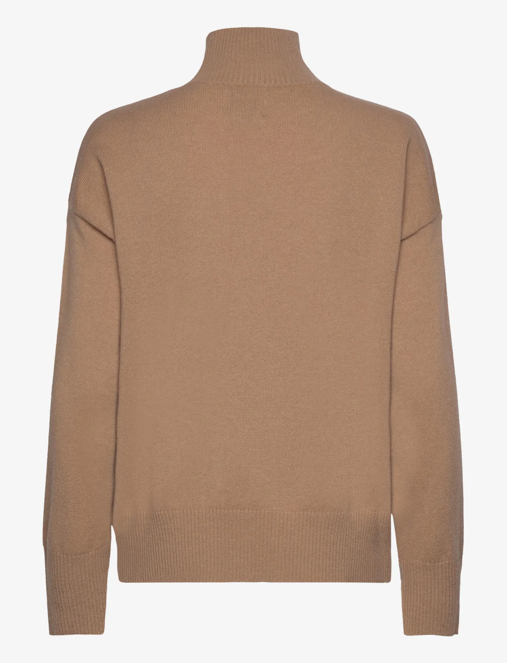 GANT - SUPERFINE LAMBSWOOL STAND COLLAR - polotröjor - caramel beige - 1