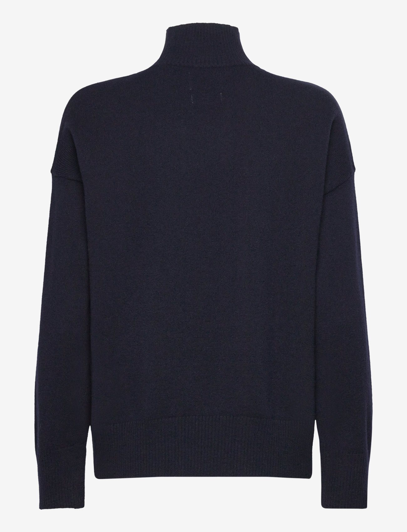 GANT - SUPERFINE LAMBSWOOL STAND COLLAR - kõrge kaelusega kudumid - evening blue - 2