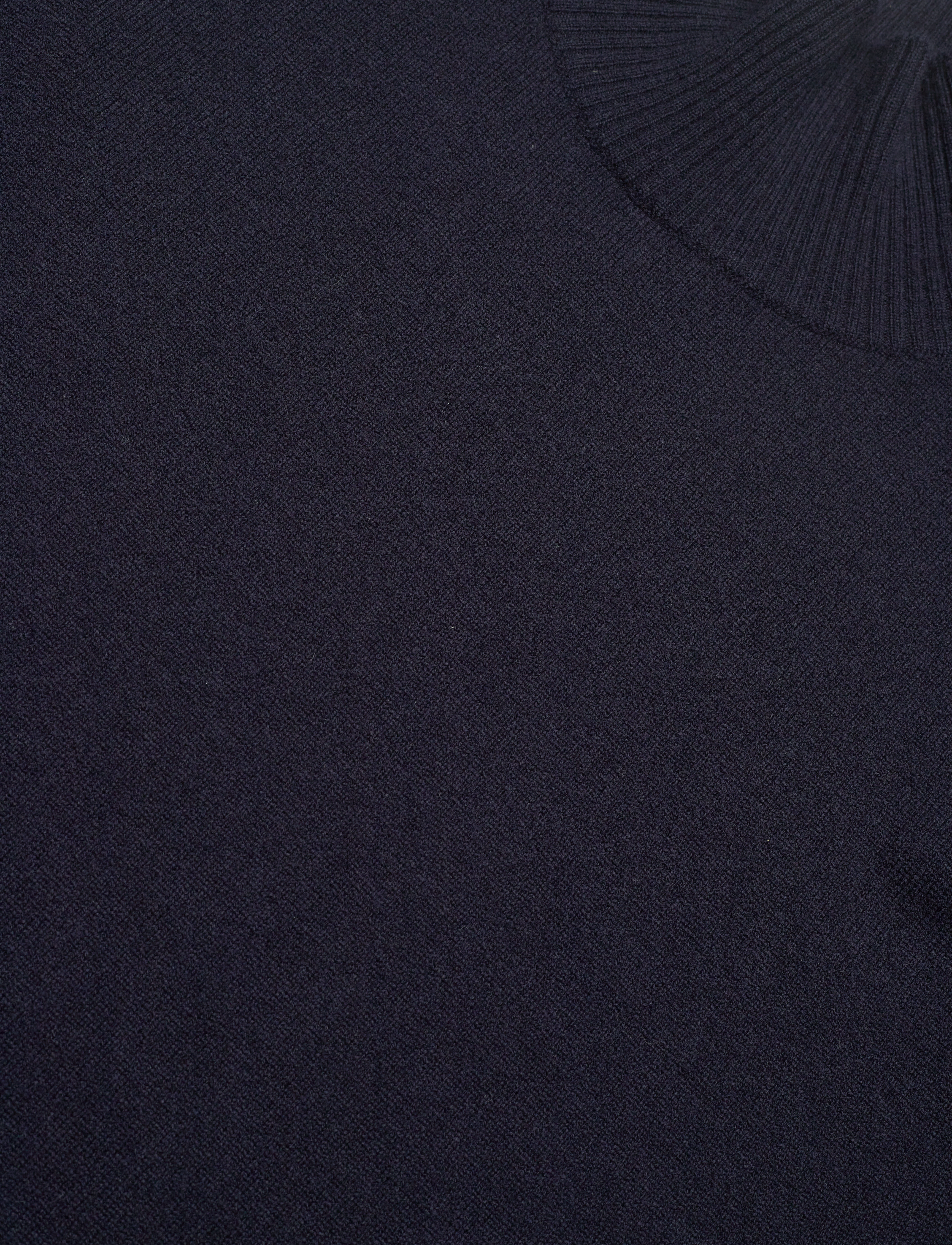 Gant - SUPERFINE LAMBSWOOL STAND COLLAR - džemperi ar augstu apkakli - evening blue - 5