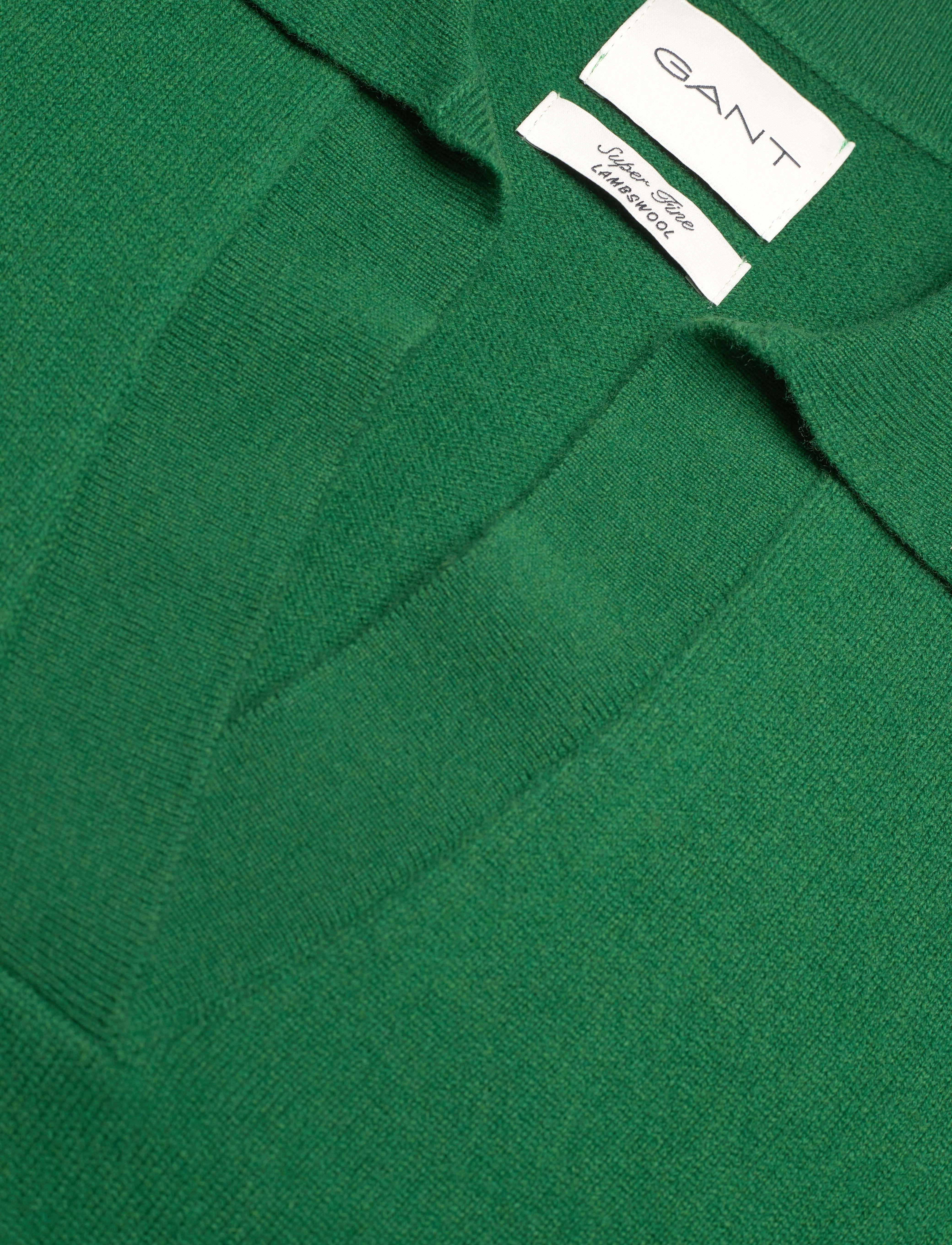 GANT - SUPERFINE LAMBSWOOL RUGGER - lavish green - 2