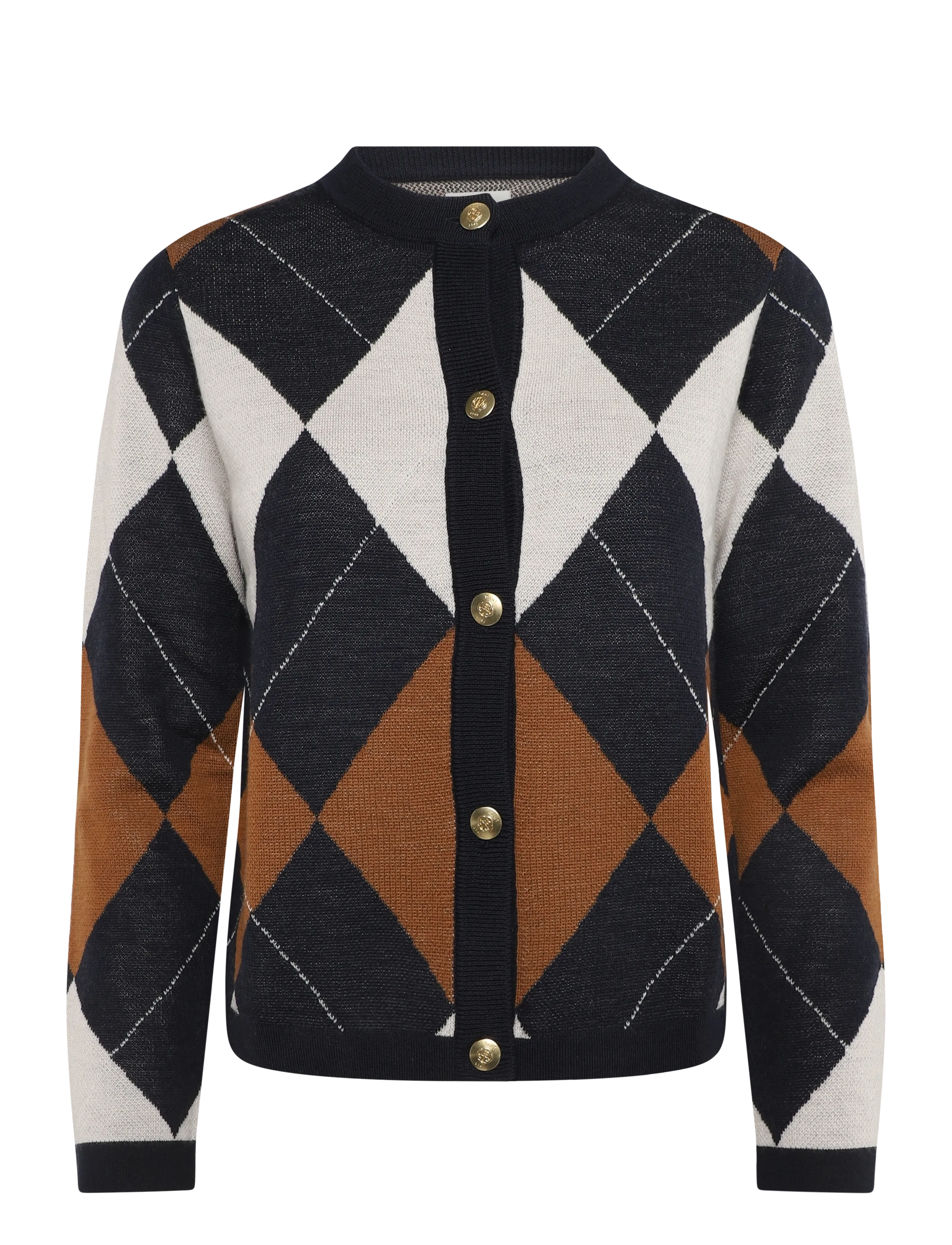 Gant ARGYLE C-NECK CARDIGAN - Modetrends - EVENING BLUE / navy