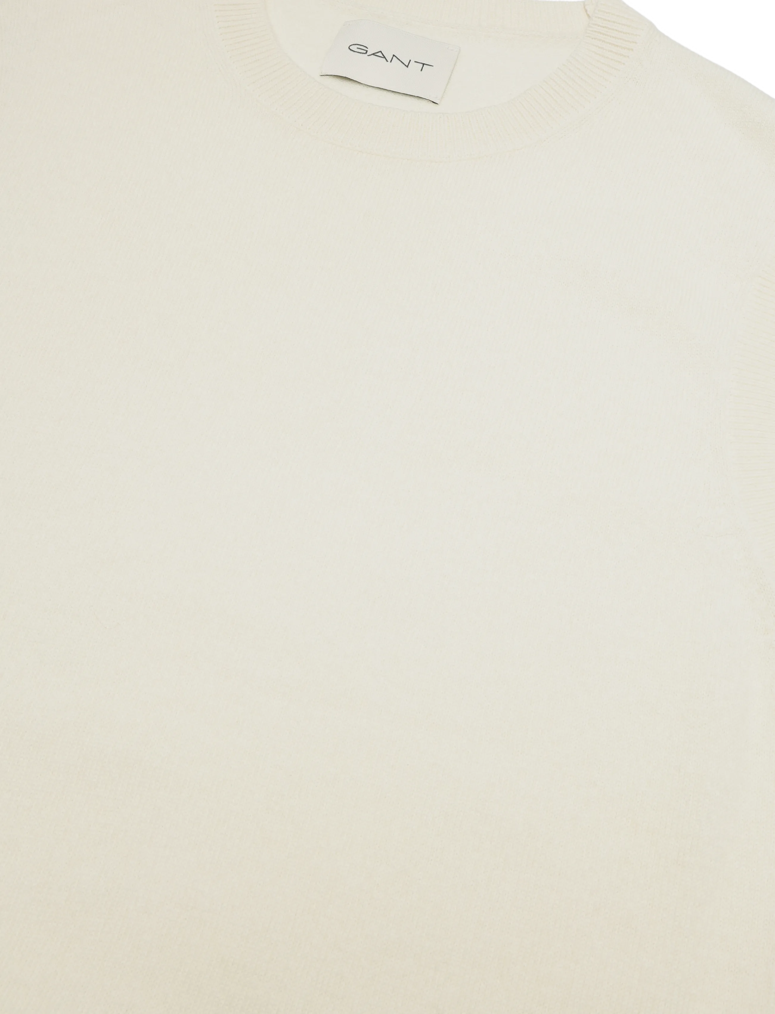 Gant - WOOL KNITTED VEST - kootud vestid - cream - 2