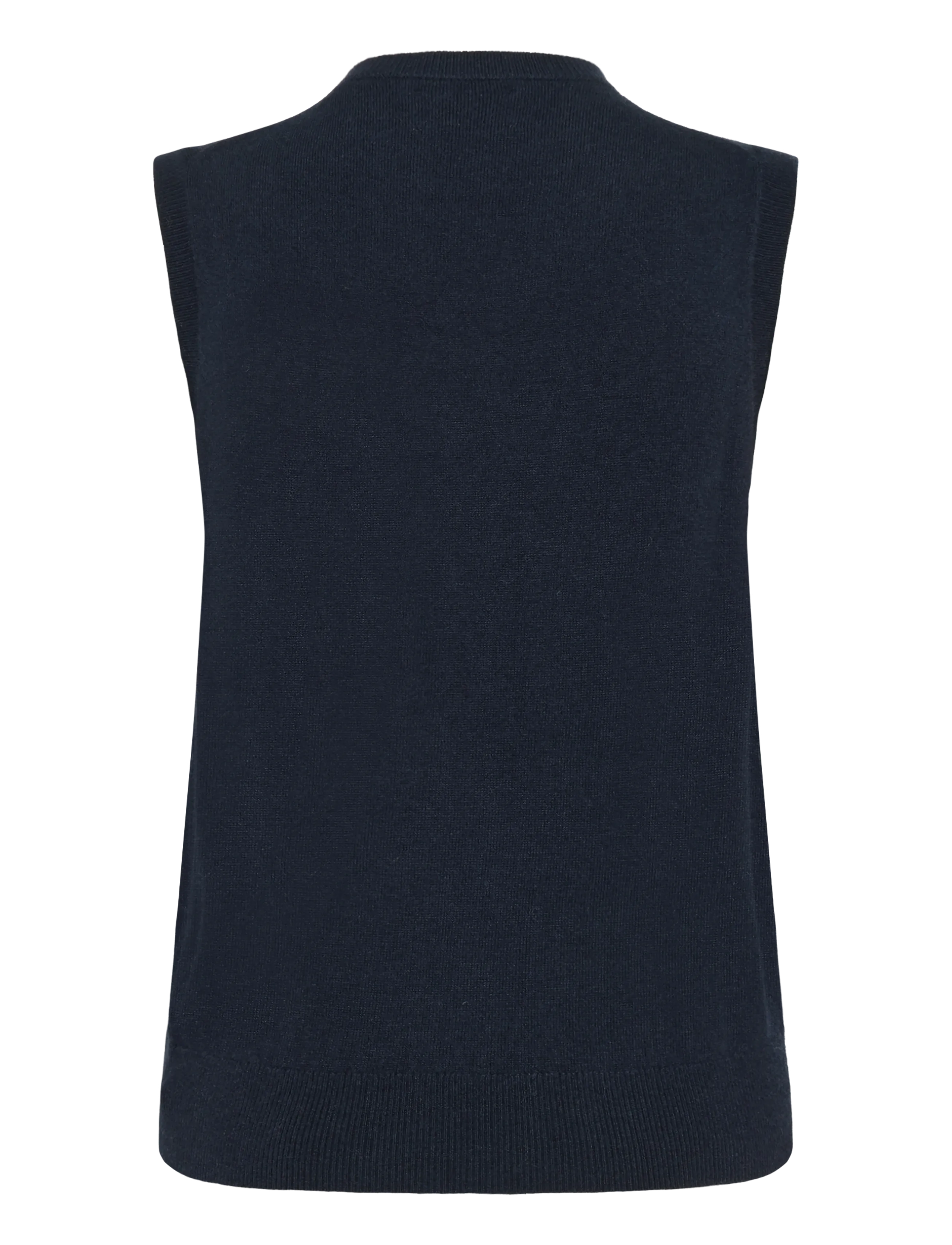 Gant - WOOL KNITTED VEST - evening blue - 1