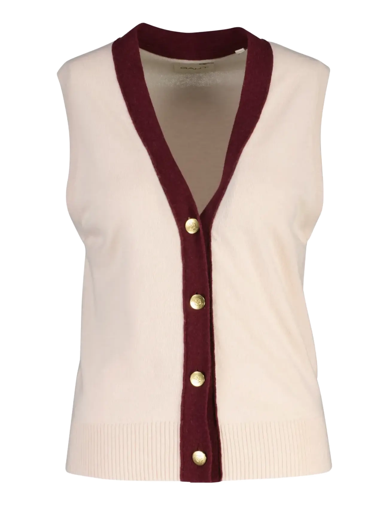 Gant - Contrast Knit Vest -