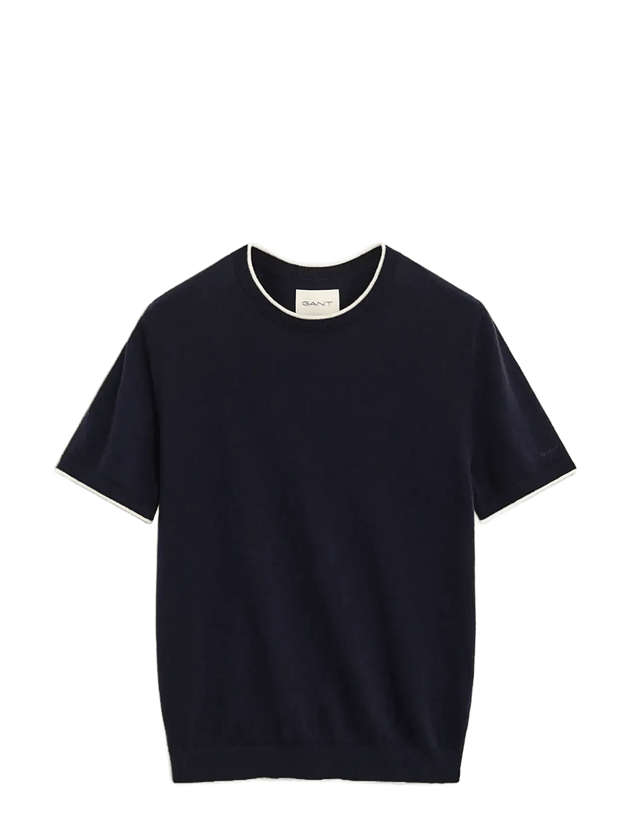 Gant - SEASONAL CREW SS - evening blue - 0