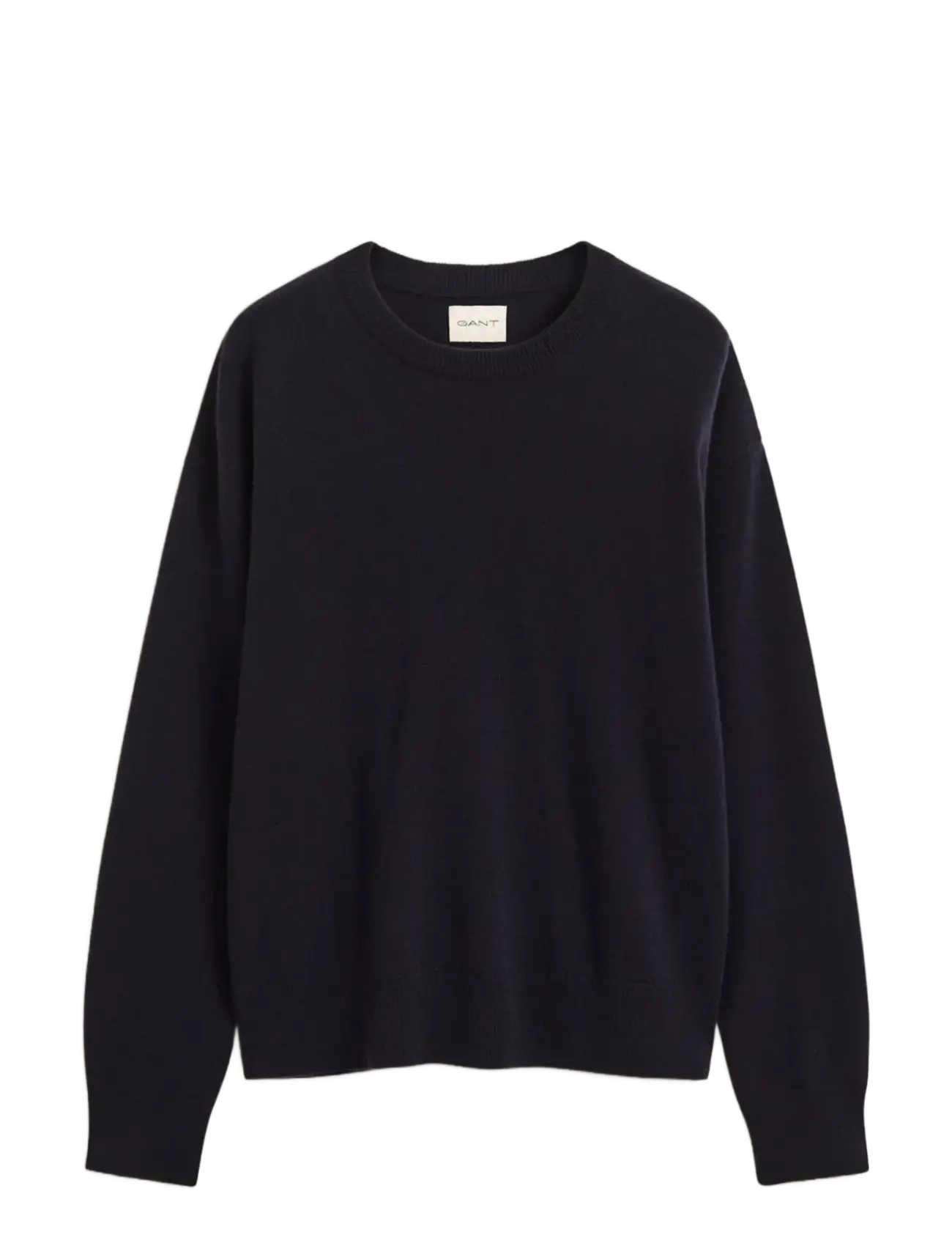 Gant SUPERFINE LAMBSWOOL C-NECK - Tøj - EVENING BLUE / navy