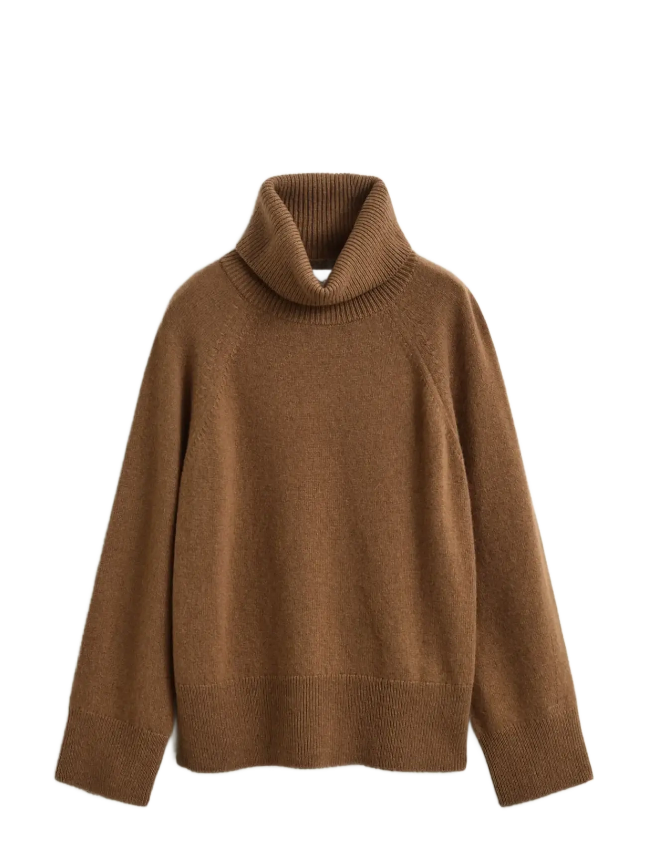 Gant WOOL CASHMERE TURTLENECK - Modetrender - WARM KHAKI / brown