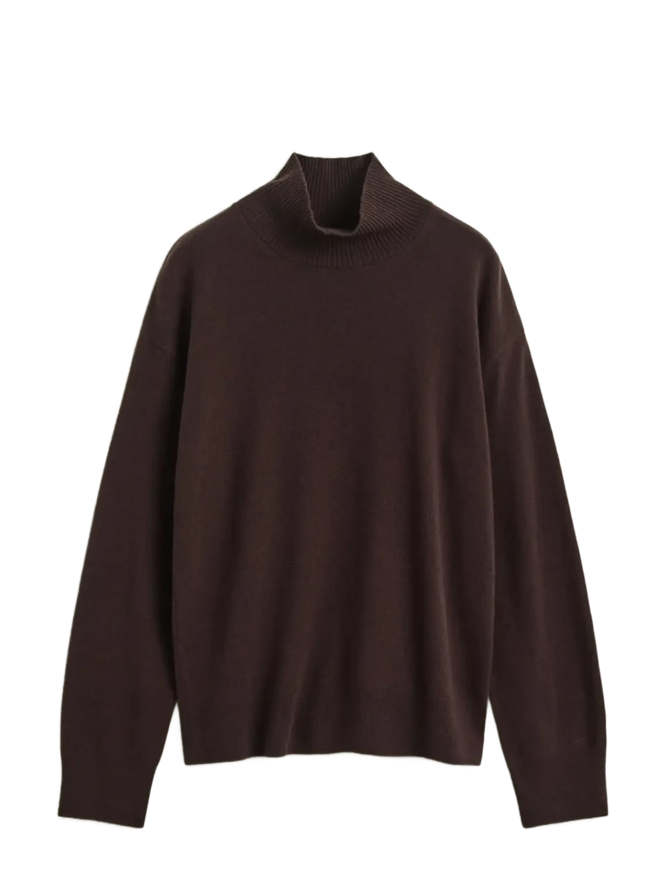Gant SUPERFINE LAMBSWOOL MOCKNECK - Farben der Saison - DEEP BROWN / brown