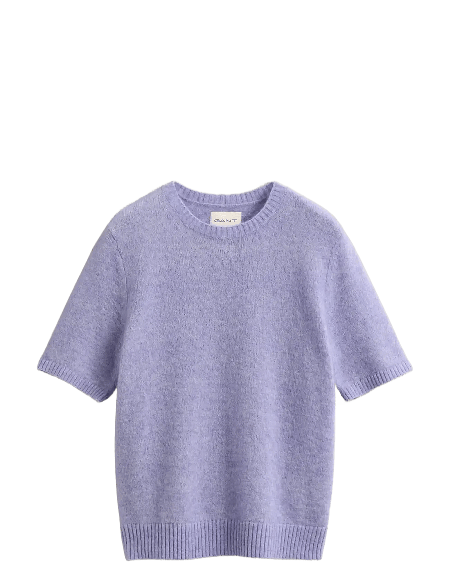 Gant - ALPACA BLEND C-NECK SS - striktrøjer - misty lavender - 1