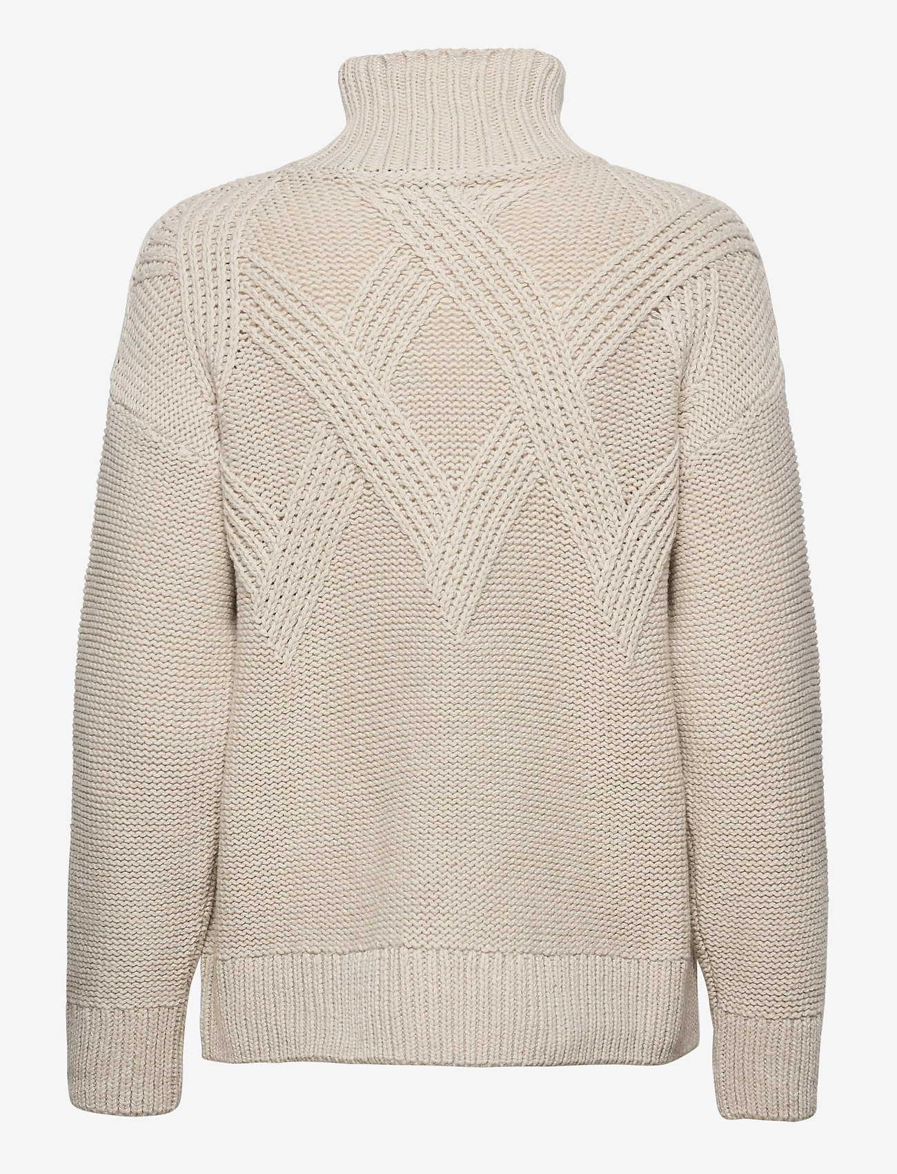 GANT - D2. GRAPHIC CABLE TURTLE - cream - 1