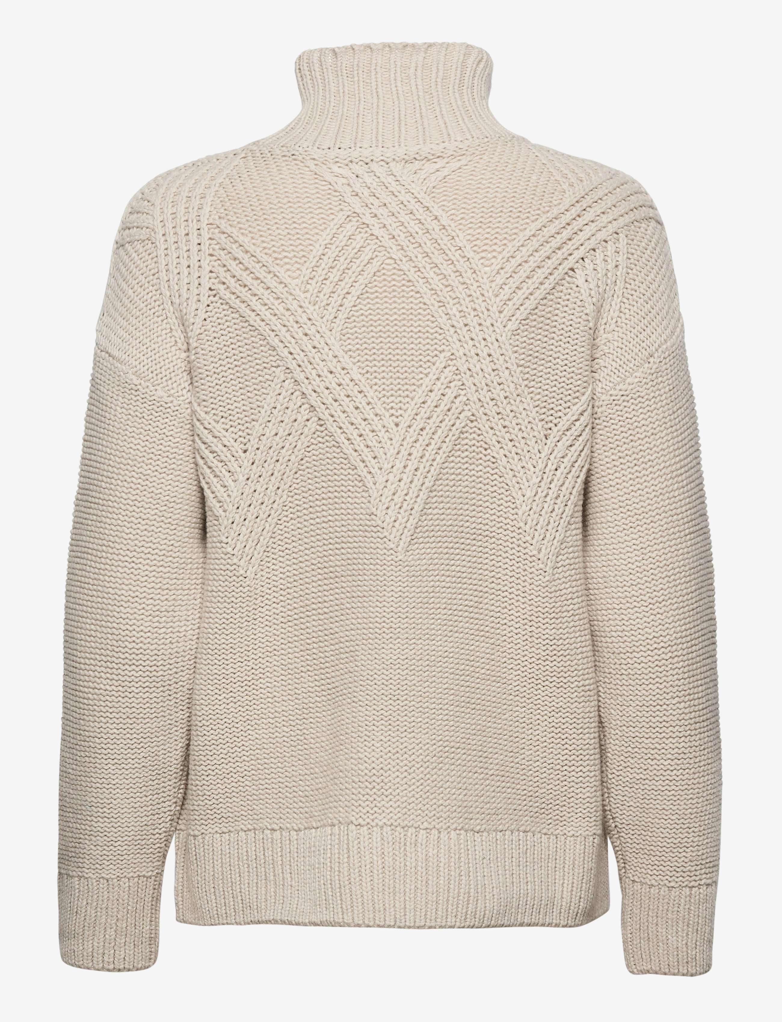 GANT - D2. GRAPHIC CABLE TURTLE - cream - 1