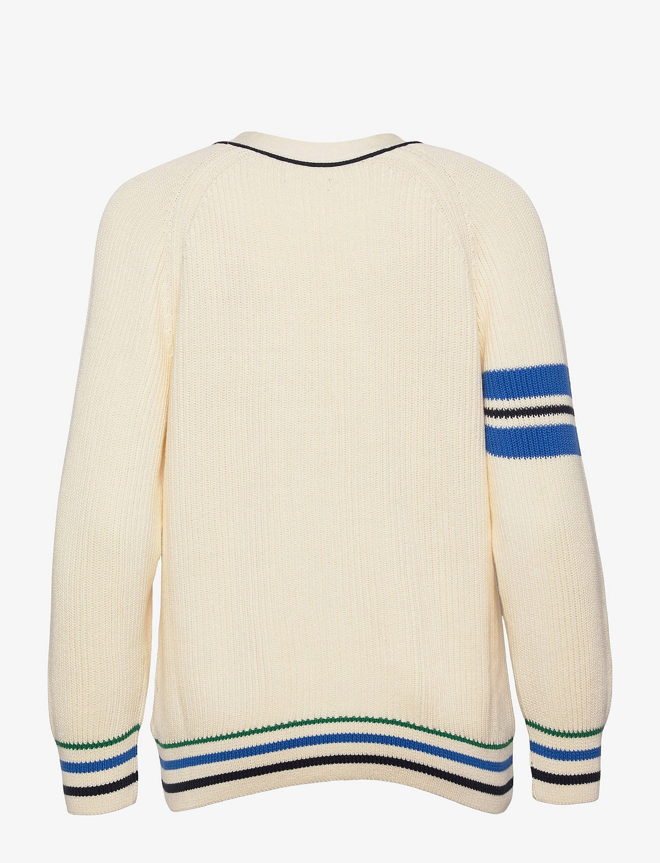 GANT - D2. CREST RIB CARDIGAN - cream - 1