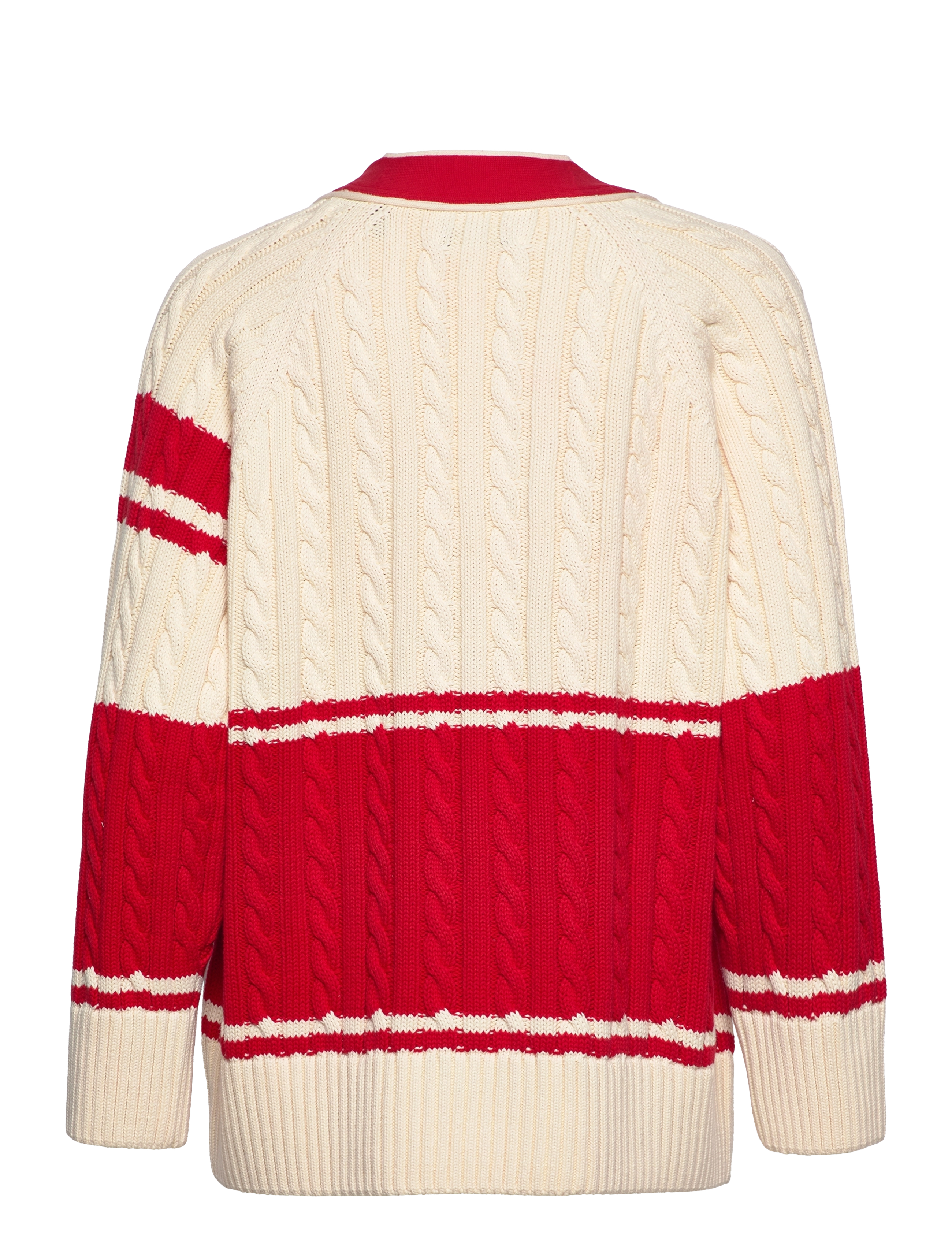 GANT - D2. GANT VARSITY CARDIGAN - linen - 1