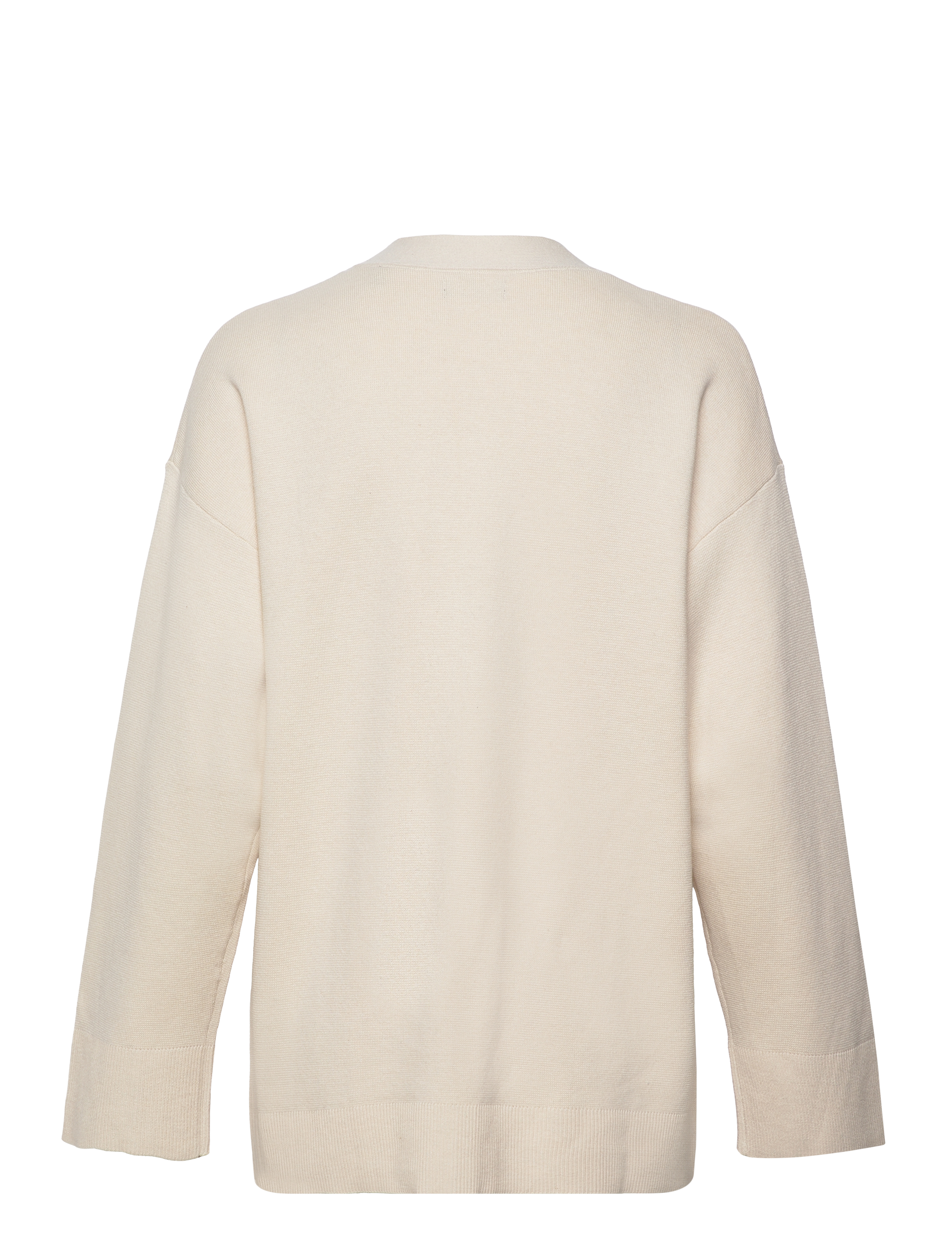 GANT - RELAXED V-NECK CARDIGAN - linen - 1