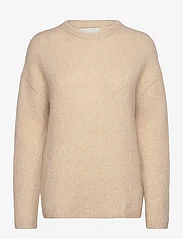 GANT - HAIRY TEXTURE C-NECK - pullover - soft oat - 0