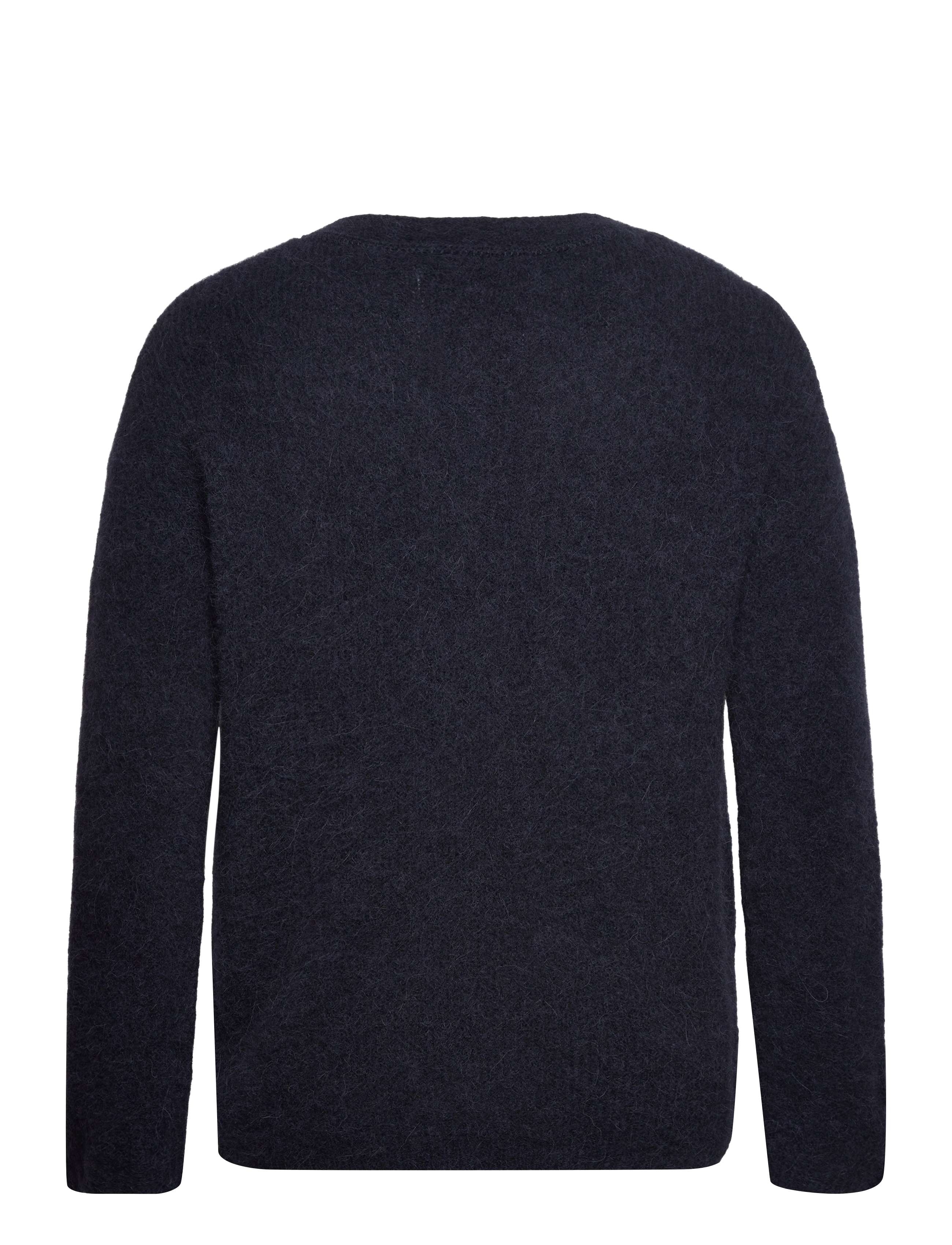 GANT - HAIRY TEXTURE V-NECK CARDIGAN - evening blue - 1