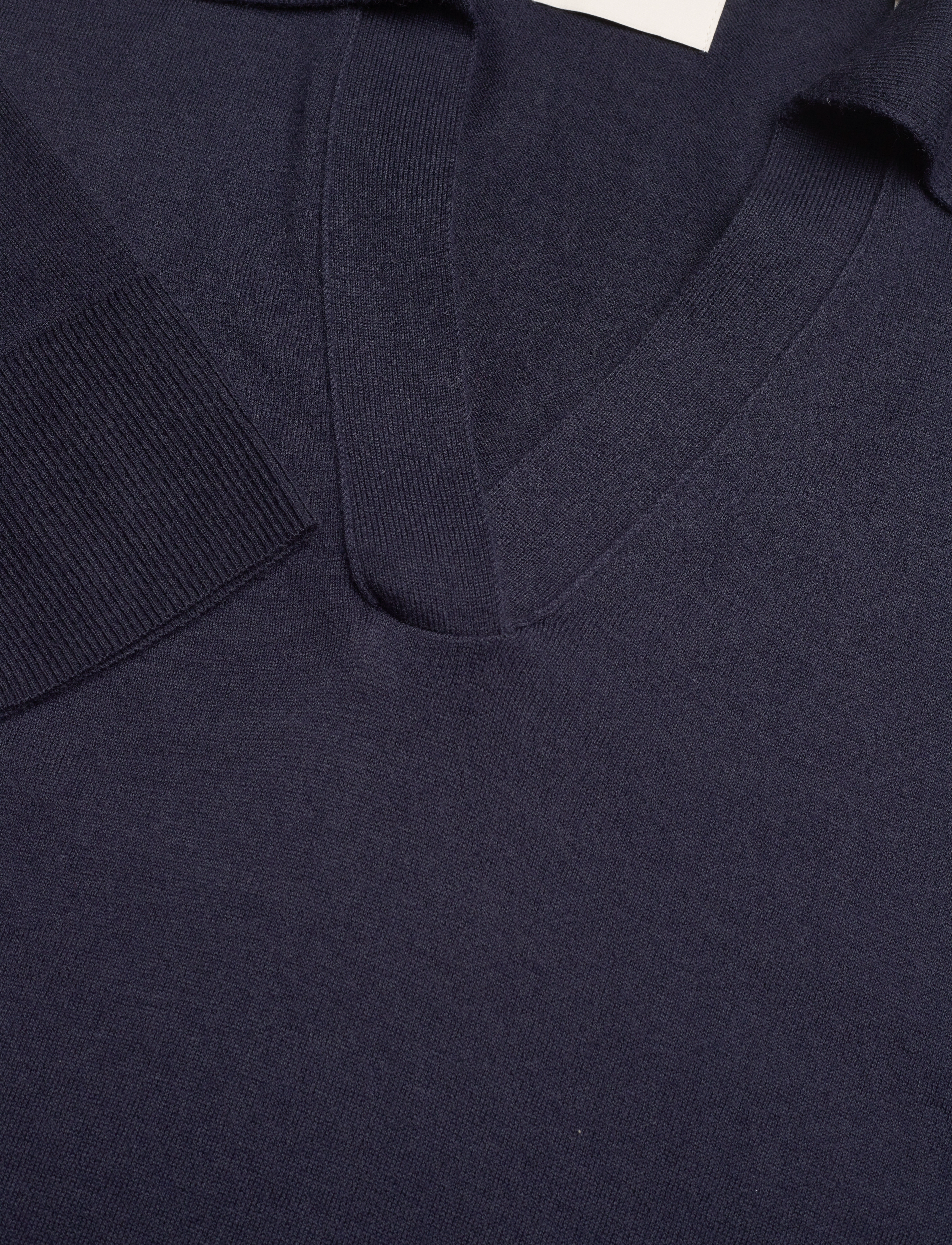 GANT - FINE KNIT RUGGER - evening blue - 2