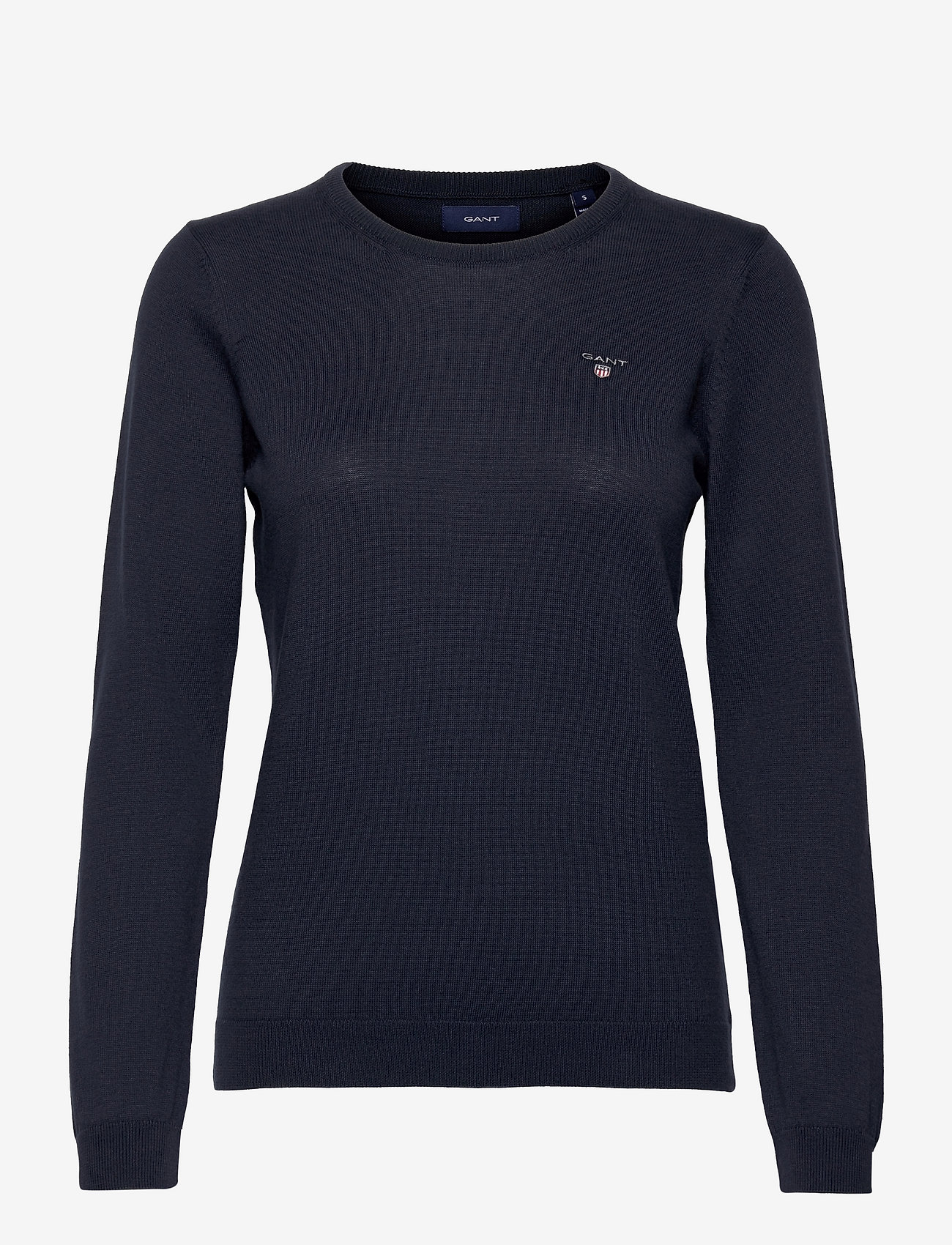 GANT - COTTON C-NECK - marine - 0