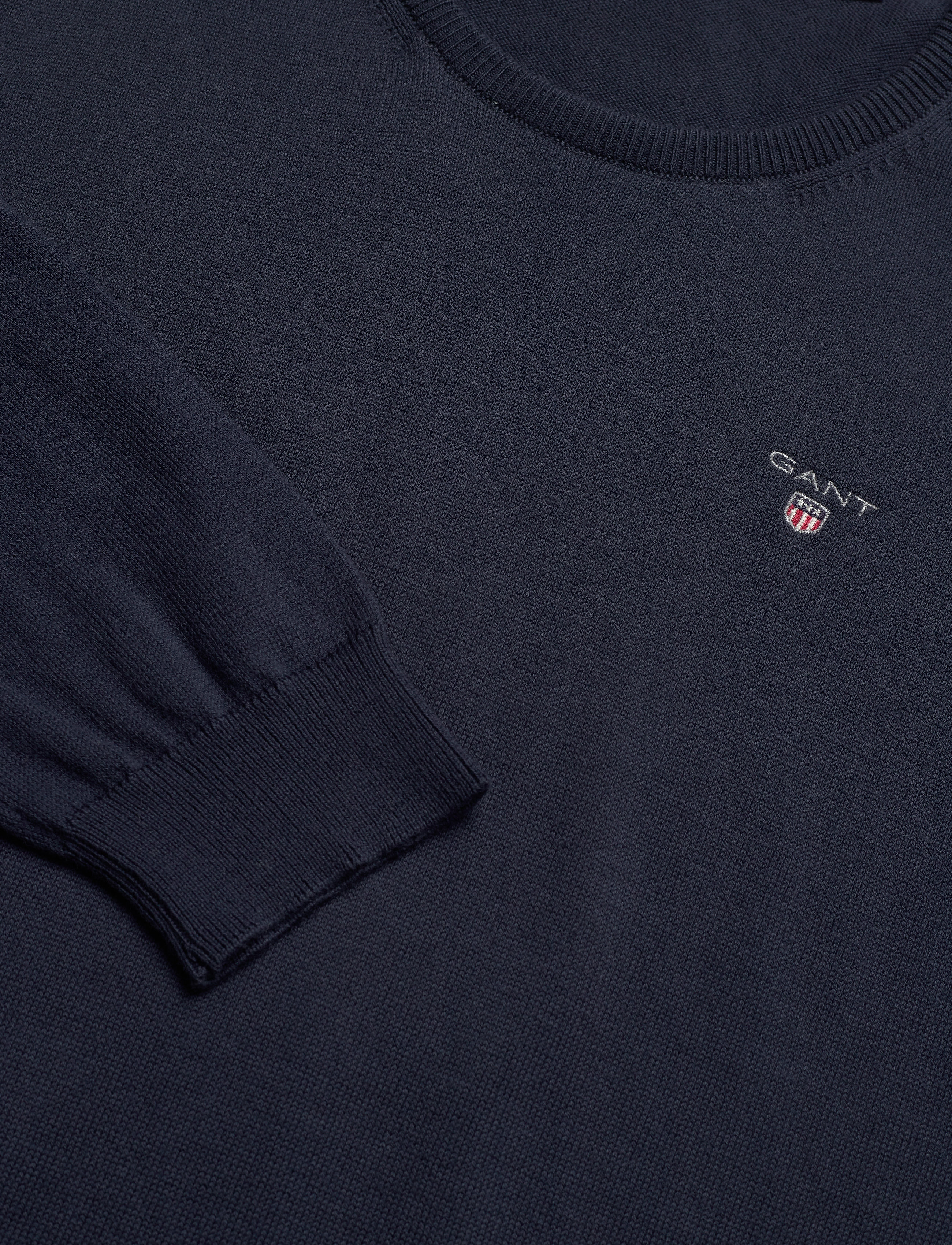 GANT - COTTON C-NECK - marine - 2