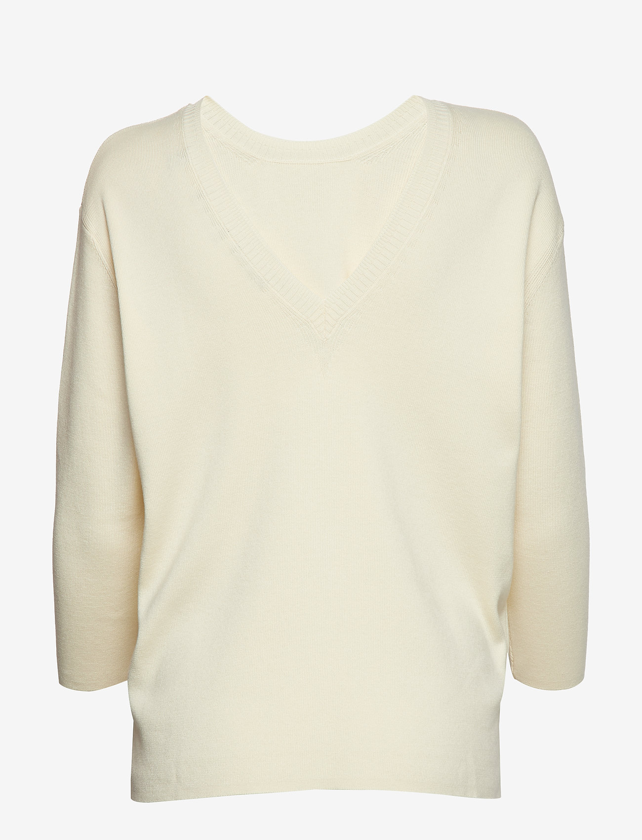 GANT - D1. PP V-NECK BACK - cream - 1