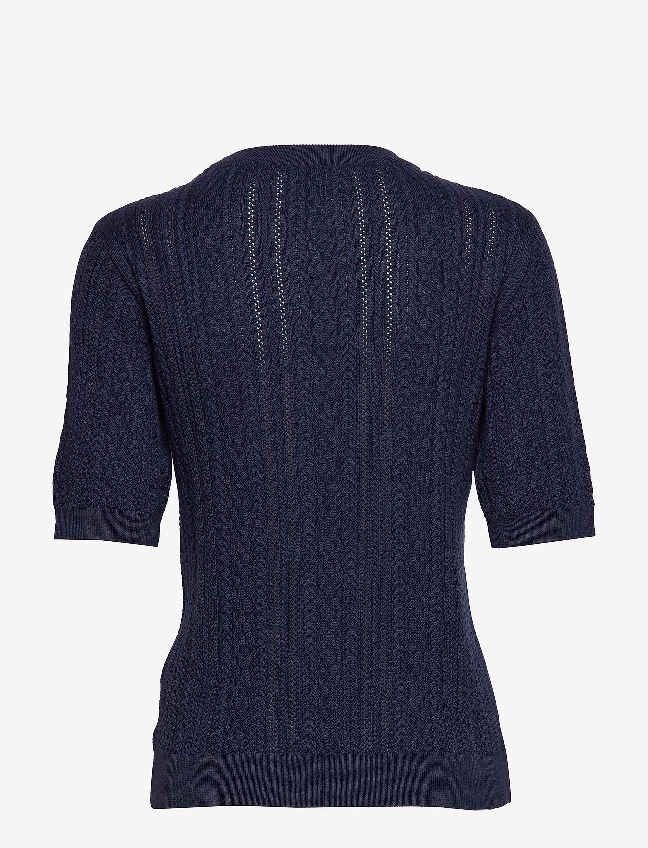 GANT - D1. PP POINTELLE CABLE CREW - persian blue - 1