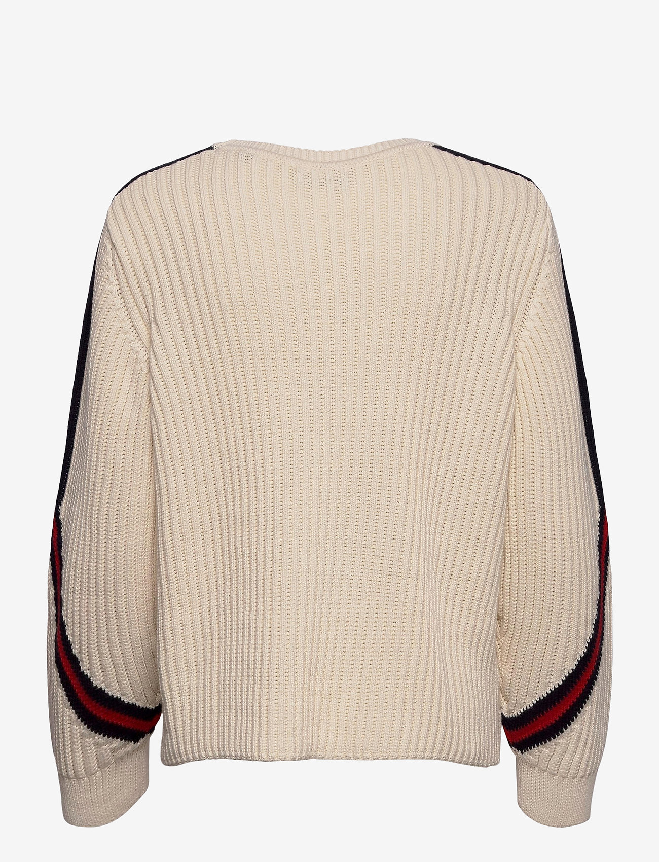 GANT - D1. STRIPED DETAIL SLEEVE - cream - 1