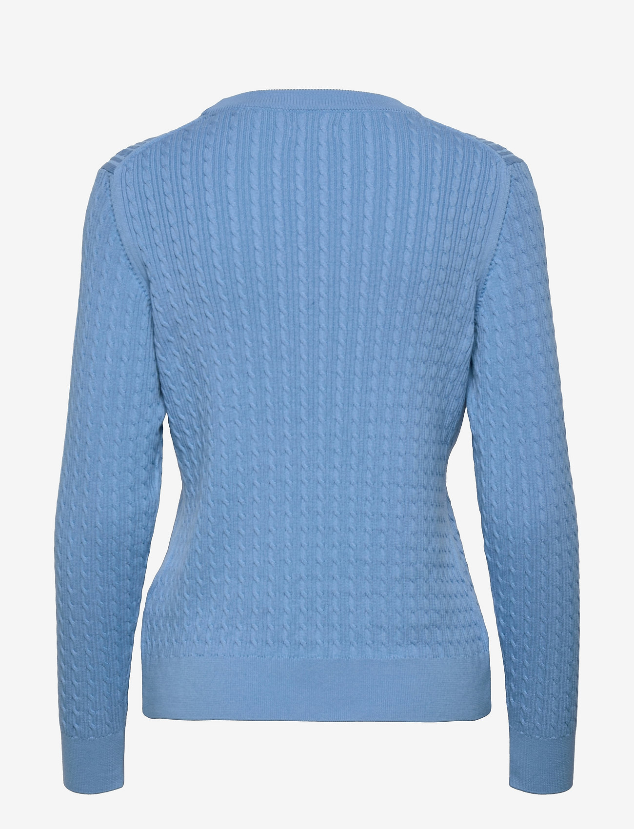 GANT - CABLE C NECK - azure blue - 1