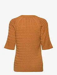 GANT - CABLE SS C-NECK - pullover - cinnamon brown - 1