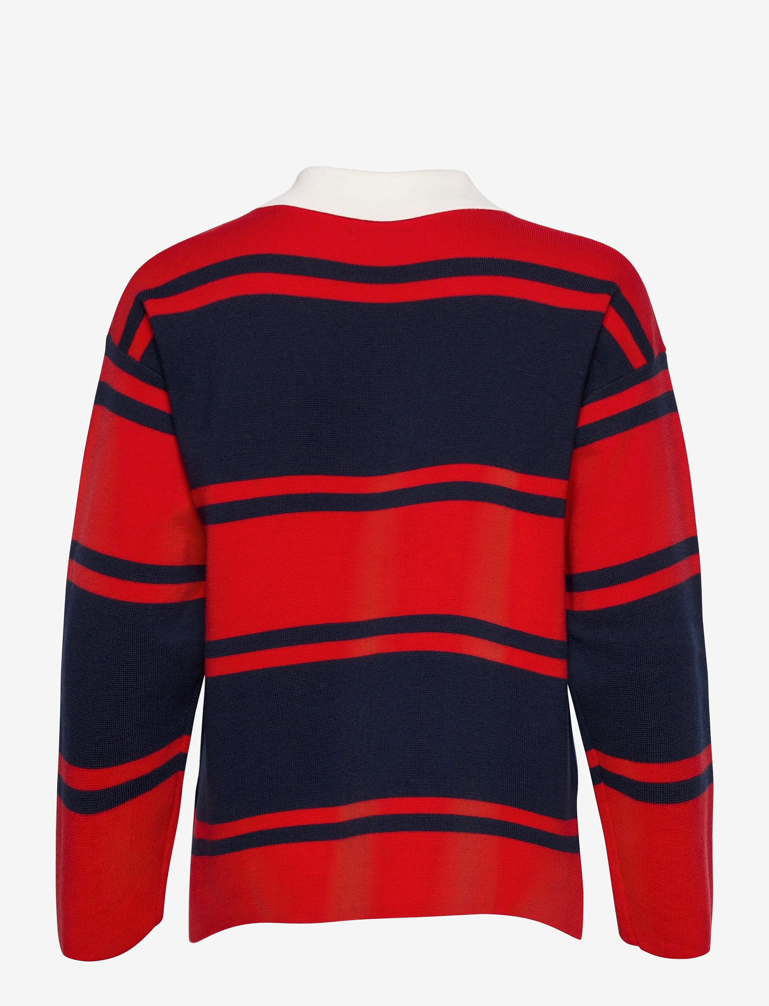 GANT - D1. KNITTED RUGGER - evening blue - 1