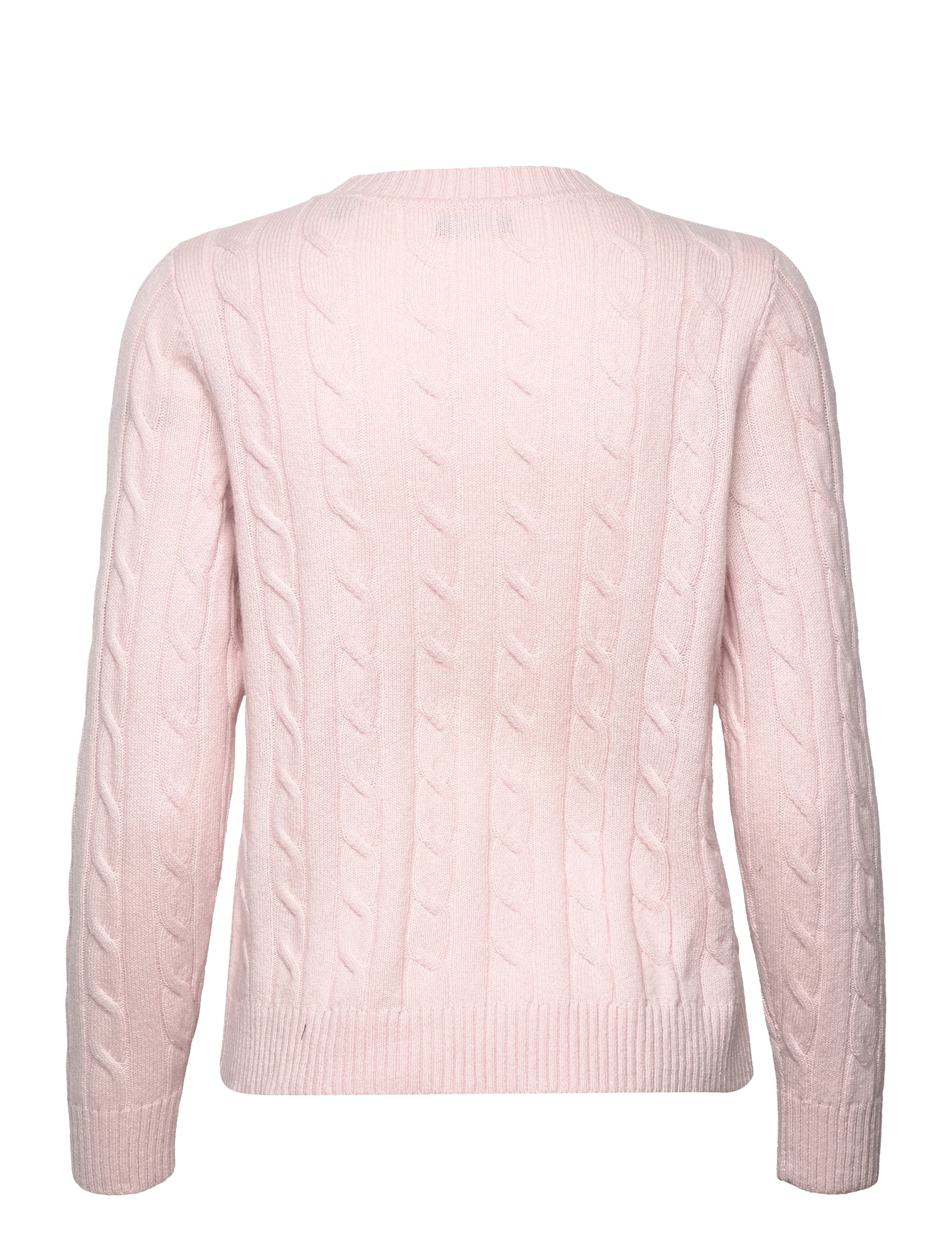 GANT - D2. LAMBSWOOL CABLE C-NECK - silver peony - 1