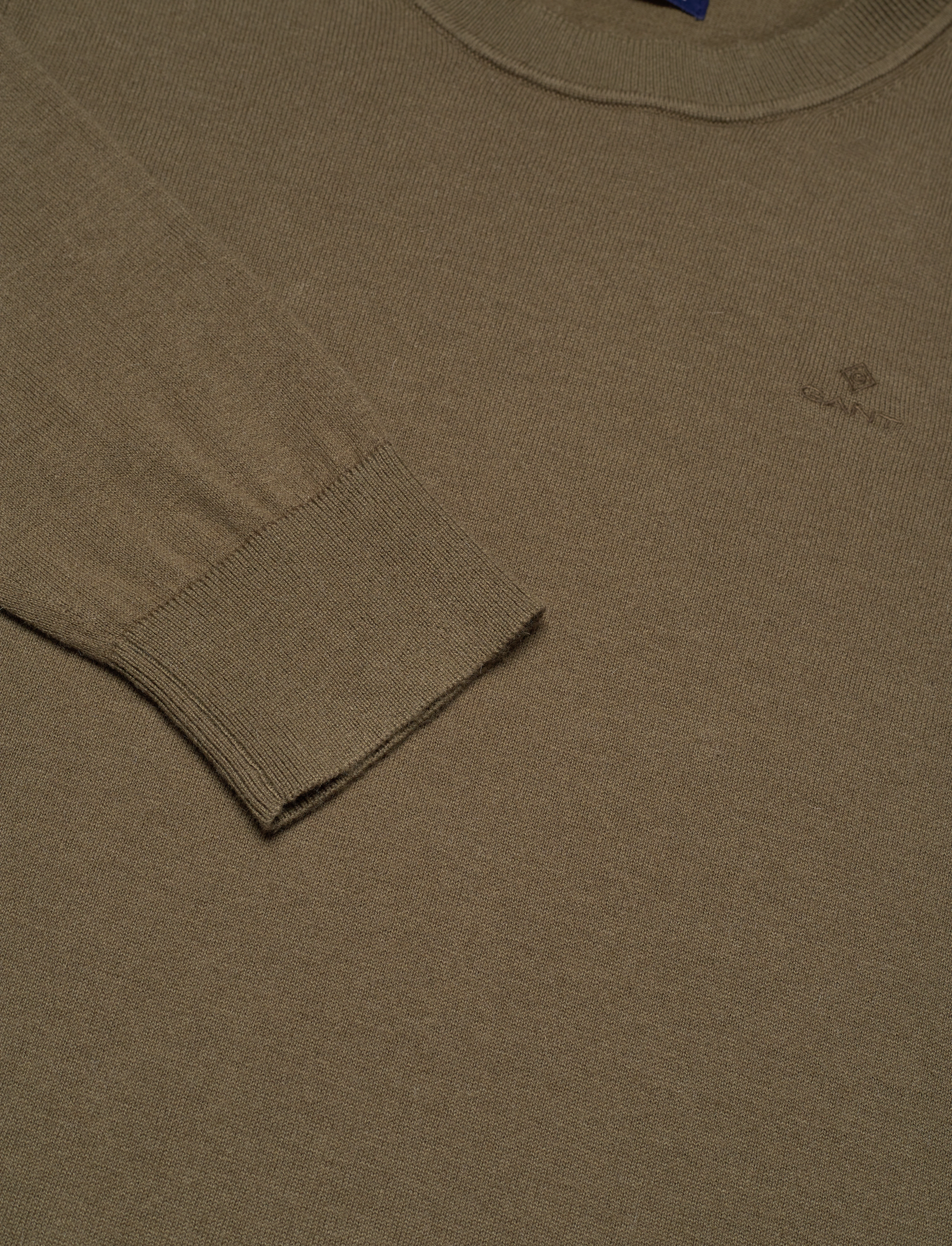 GANT - D1. COTTON CASHMERE C-NECK - hunter green - 3