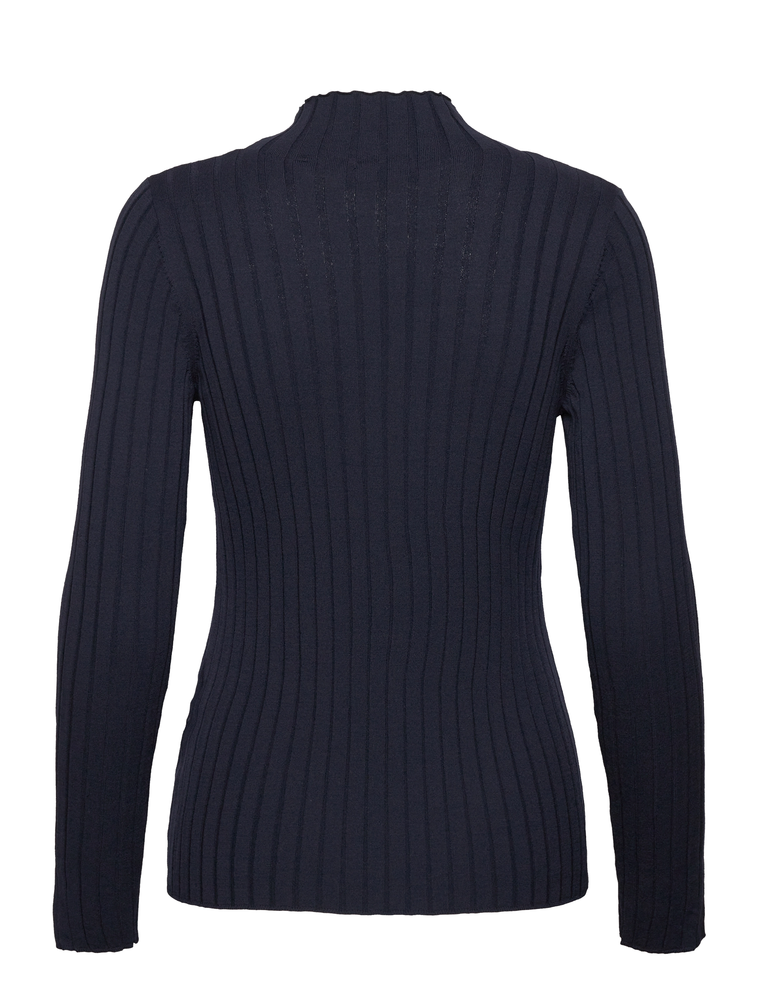 GANT - D1. RIBBED KNITTED TOP - evening blue - 1