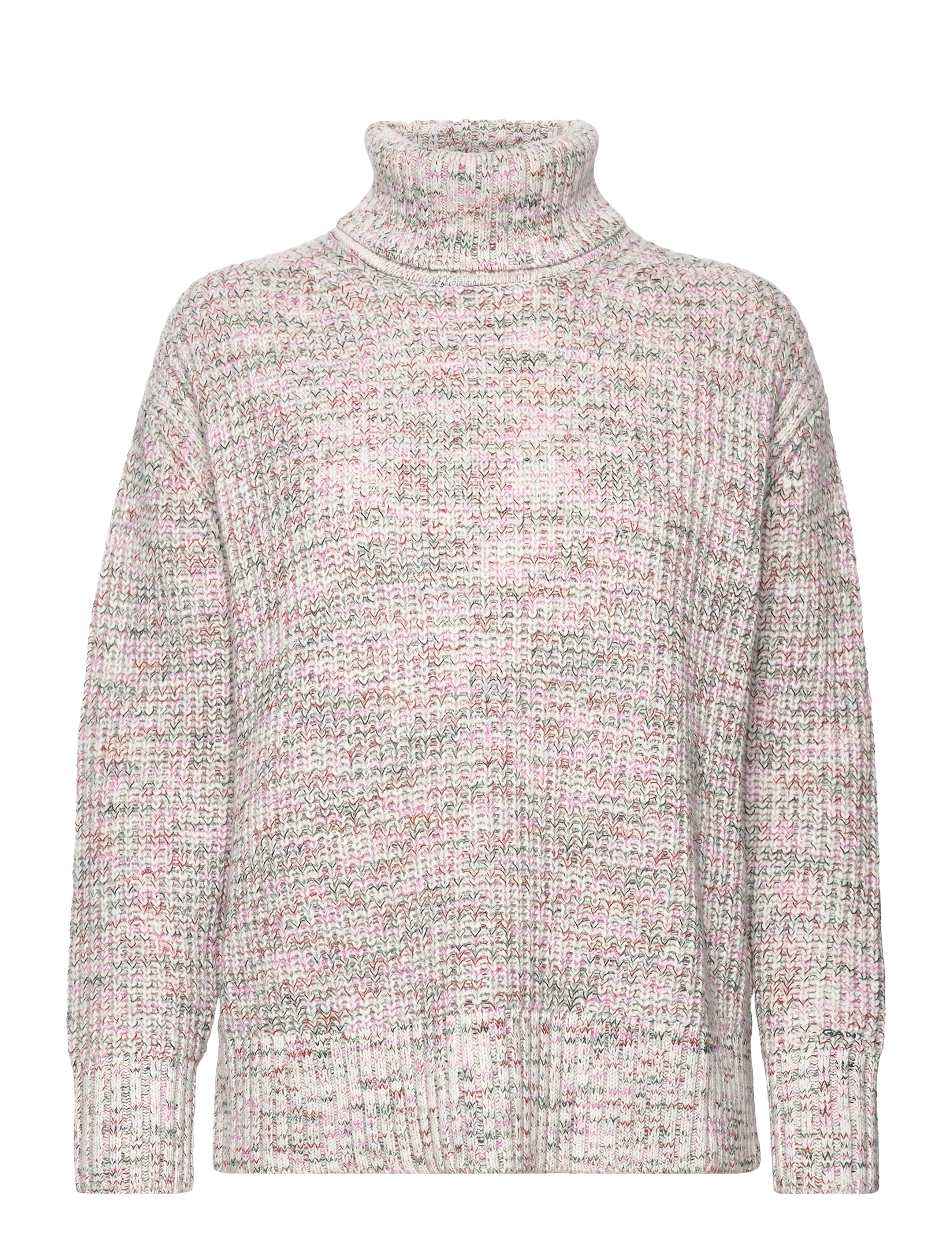 D2. MULTI COLOR ROLLNECK - CREAM